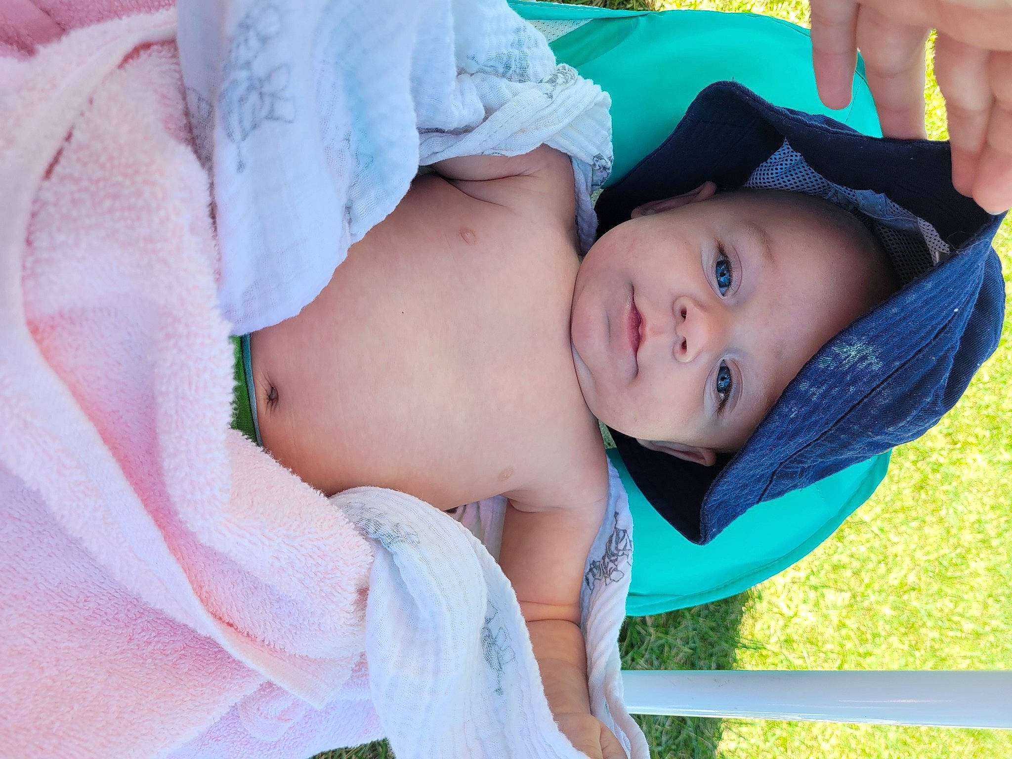 Abraham joined the competition — help win amazing prizes! azure, baby, black_hair, blue, chest, child, comfort, grass, hand, happy, headgear, leg, leisure, person, plant, shoulder, skin, thigh, toddler, tree