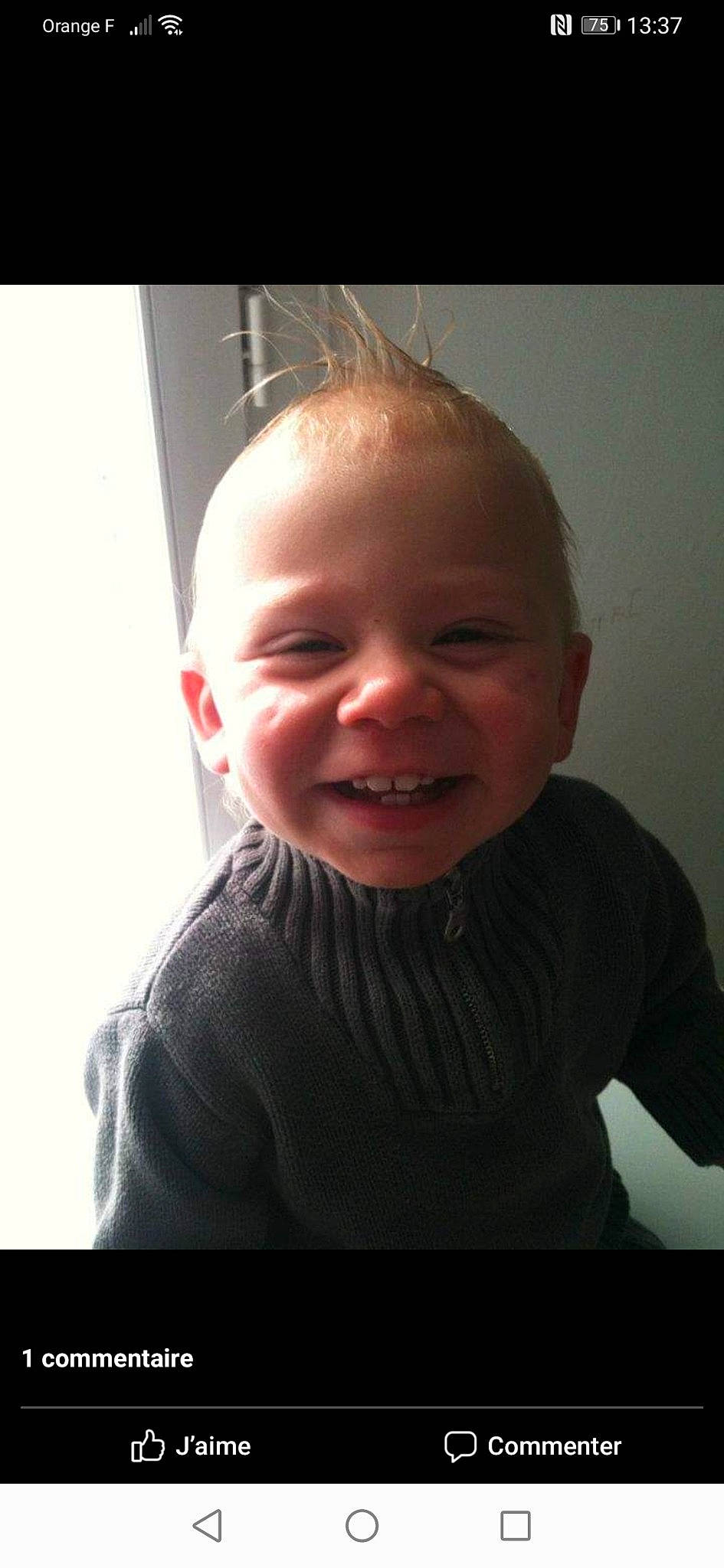 Enzo a rejoint le concours — aidez-le/la à gagner de superbes lots ! baby_toddler_clothing, cheek, child, chin, ear, eyebrow, eyelash, facial_expression, forehead, hairstyle, happy, iris, jaw, joy, lip, organ, person, photograph, shoulder, skin