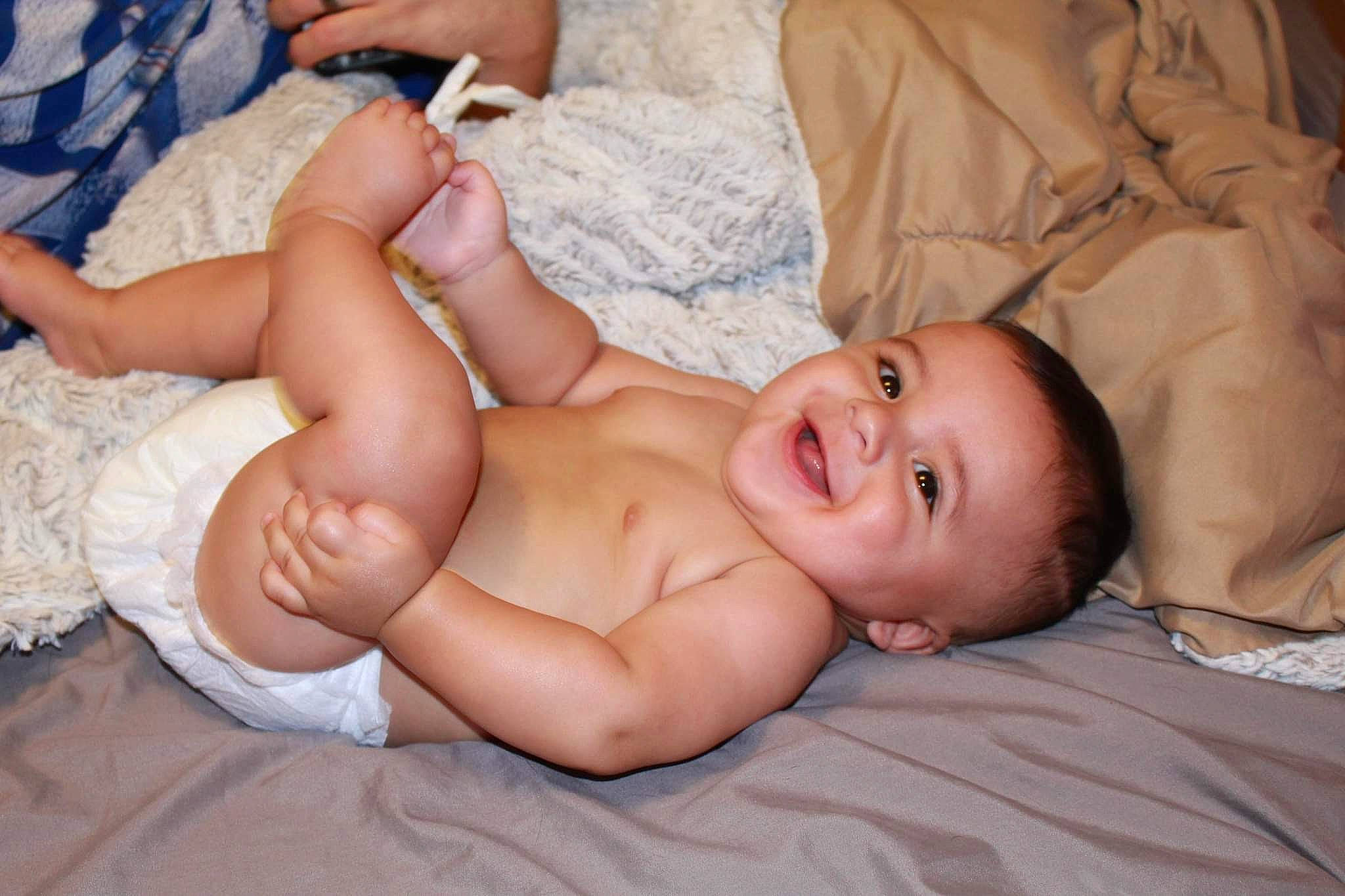 Roman joined the competition — help win amazing prizes! abdomen, baby, barechested, cheek, chest, child, comfort, diaper, eye, finger, hand, happy, joy, mouth, muscle, person, skin, smile, stomach, thigh