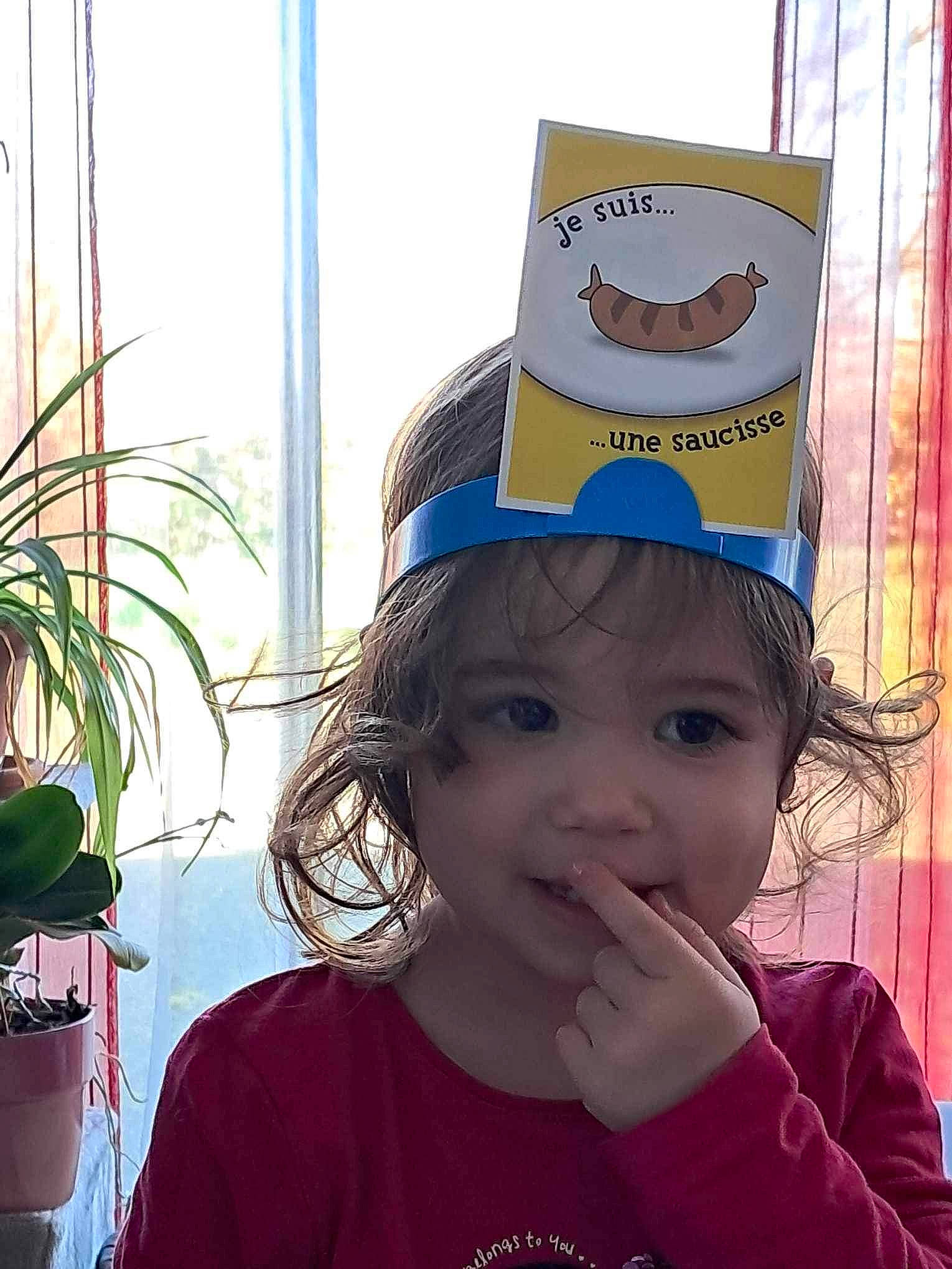 Lyna participe au concours pour gagner de l'argent avec cette photo : art, baby_toddler_clothing, birthday, cap, child, clothing, cool, costume_accessory, costume_hat, fashion_accessory, flowerpot, fun, hairstyle, happy, hat, headwear, houseplant, party_supply, person, plant