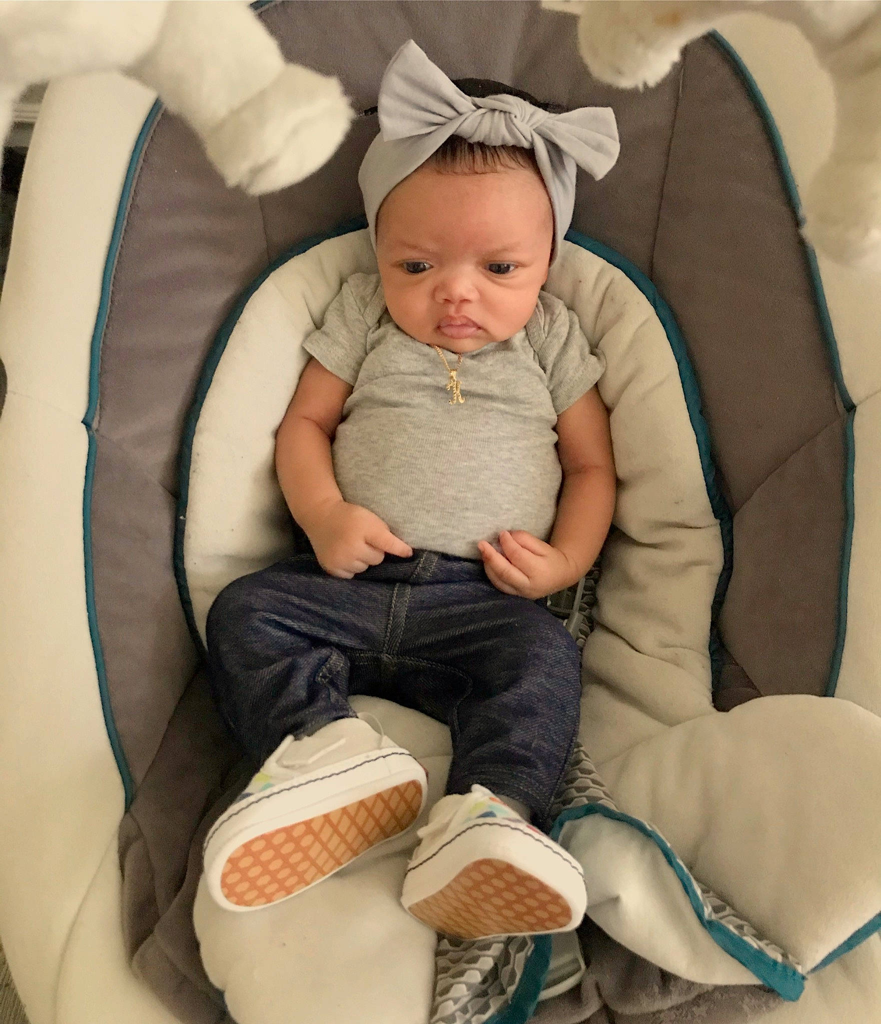 Kaleah is registered to the contest to win money with this photo: baby, baby_in_car_seat, baby_products, baby_sleeping, beige, car_seat, child, comfort, person, product, sitting, toddler