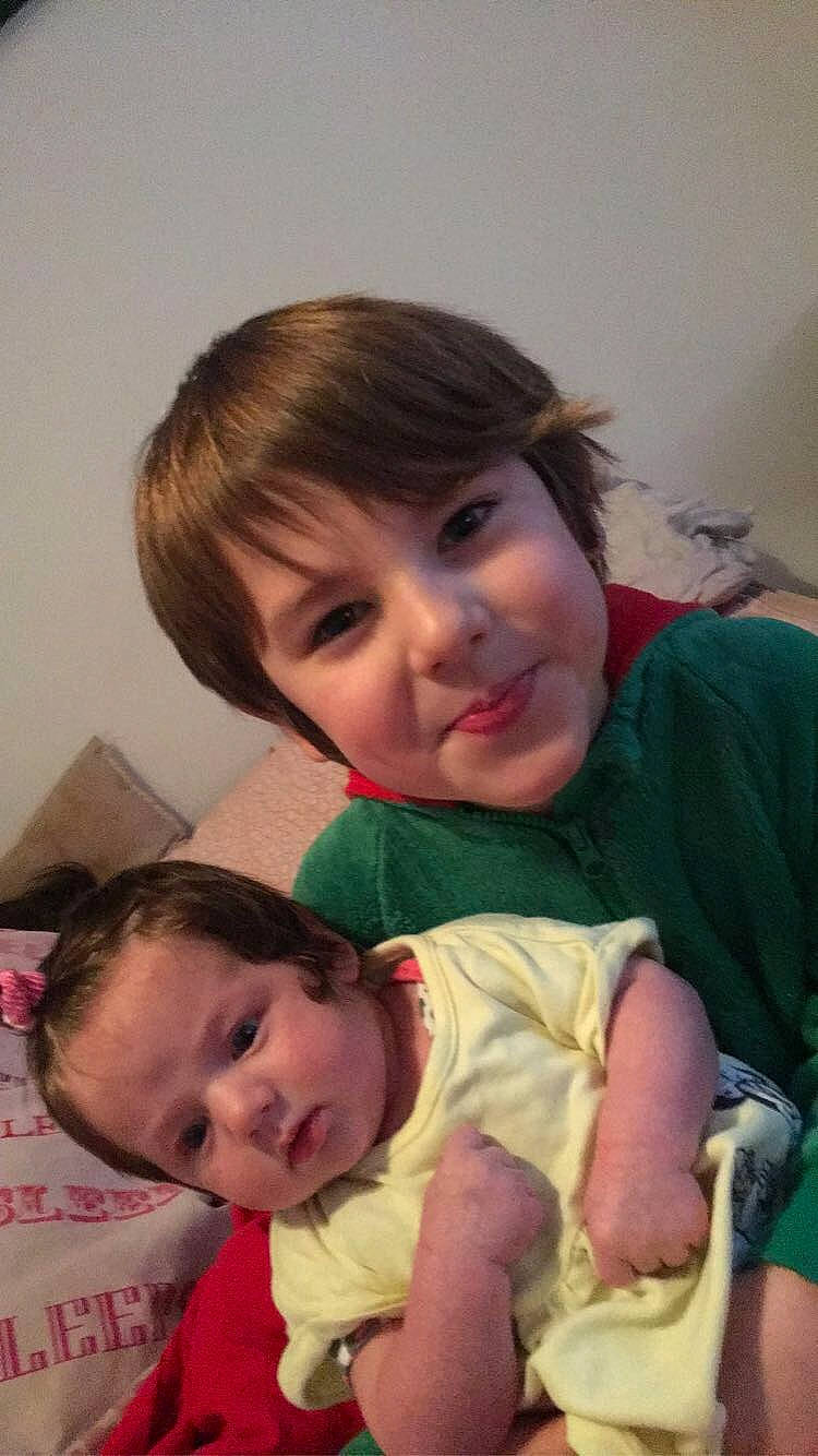 Logan joined the competition — help win amazing prizes! baby, baby_toddler_clothing, cheek, child, chin, comfort, facial_expression, finger, fun, hairstyle, happy, iris, joy, mammal, mouth, nose, person, skin, sleeve, smile