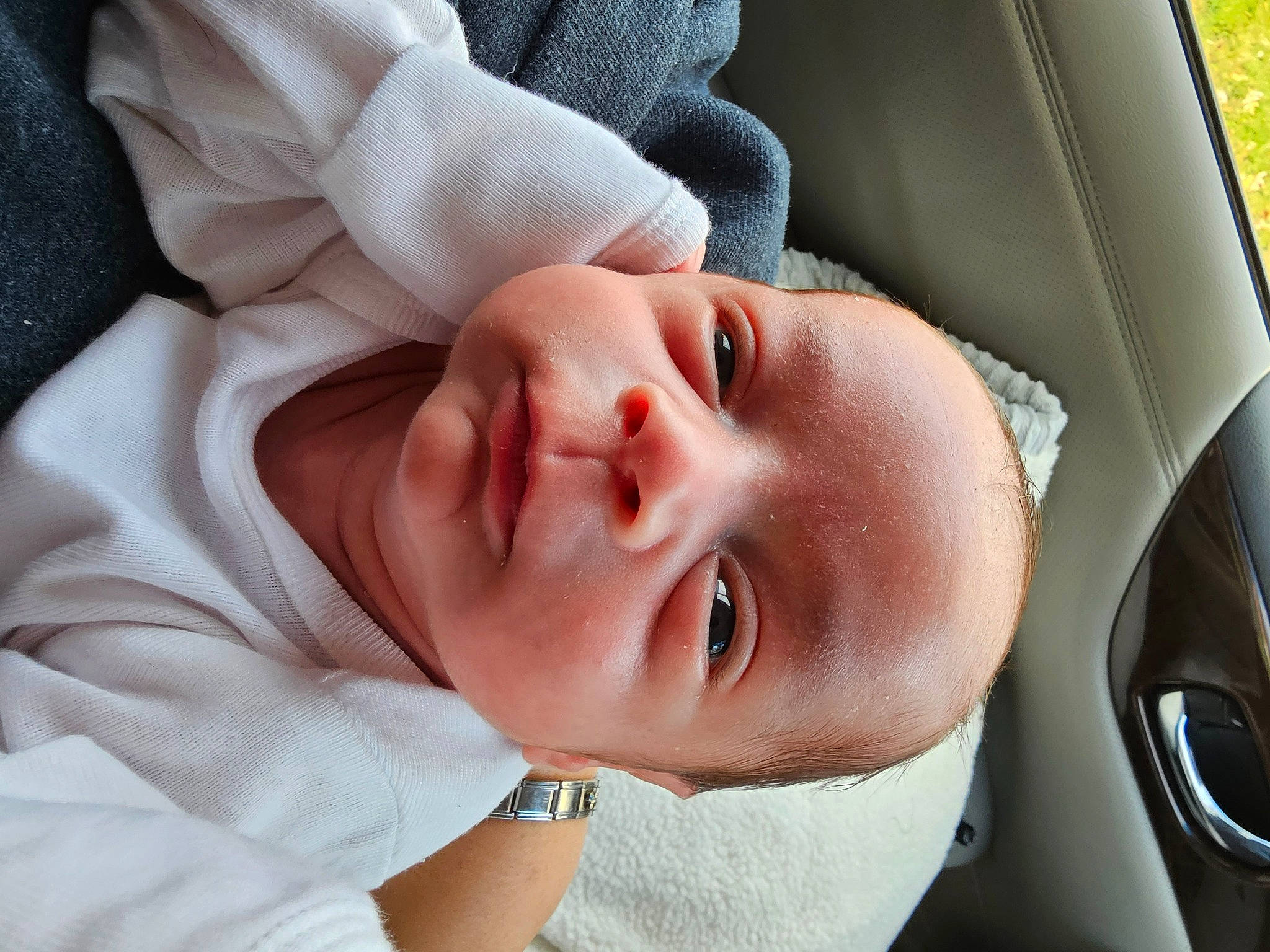 Antonio is registered to the contest to win money with this photo: auto_part, baby, baby_products, baby_sleeping, baby_toddler_clothing, car_seat, cheek, child, chin, close_up, comfort, eyebrow, eyelash, hat, lip, mouth, nose, person, skin, toddler