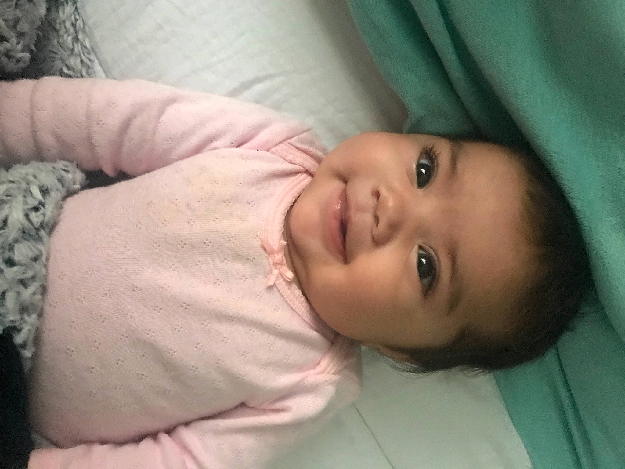 Elisa Valentina joined the competition — help win amazing prizes! baby, baby_toddler_clothing, cheek, chin, comfort, eye, eyebrow, eyelash, forehead, hair, human_body, iris, joy, lip, mouth, nose, person, skin, sleeve, smile