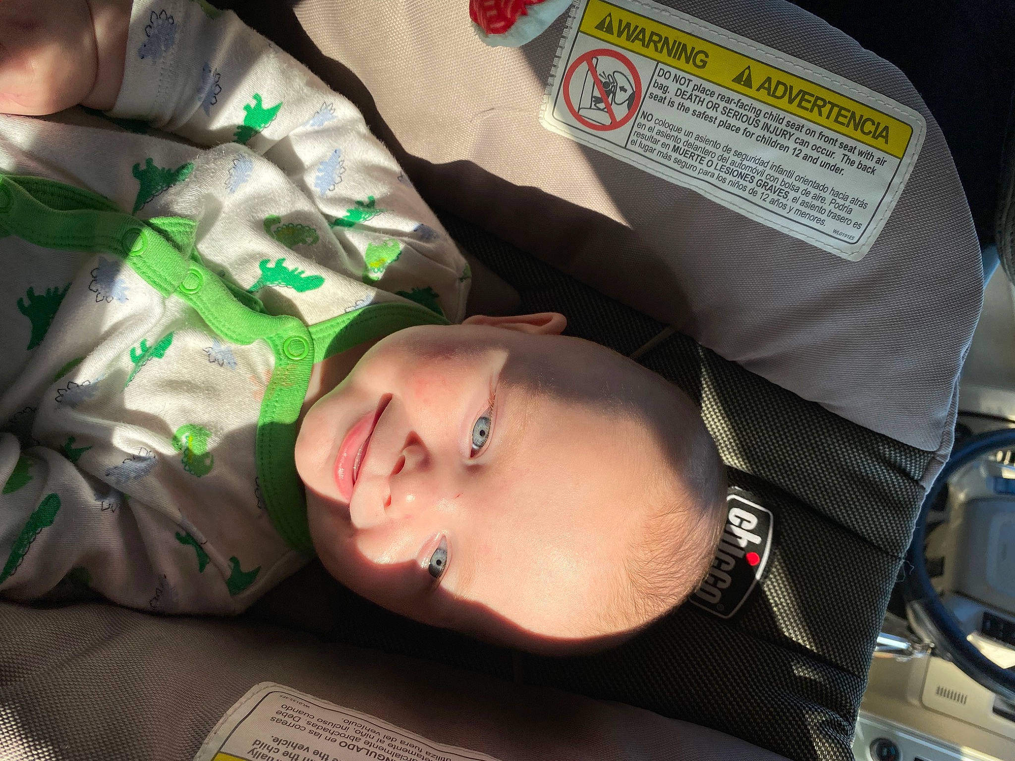Greyson joined the competition — help win amazing prizes! auto_part, baby, baby_carriage, baby_products, baby_toddler_clothing, car_seat, child, comfort, eyelash, hat, nap, person, personal_protective_equipment, sleep, toddler, vehicle_door