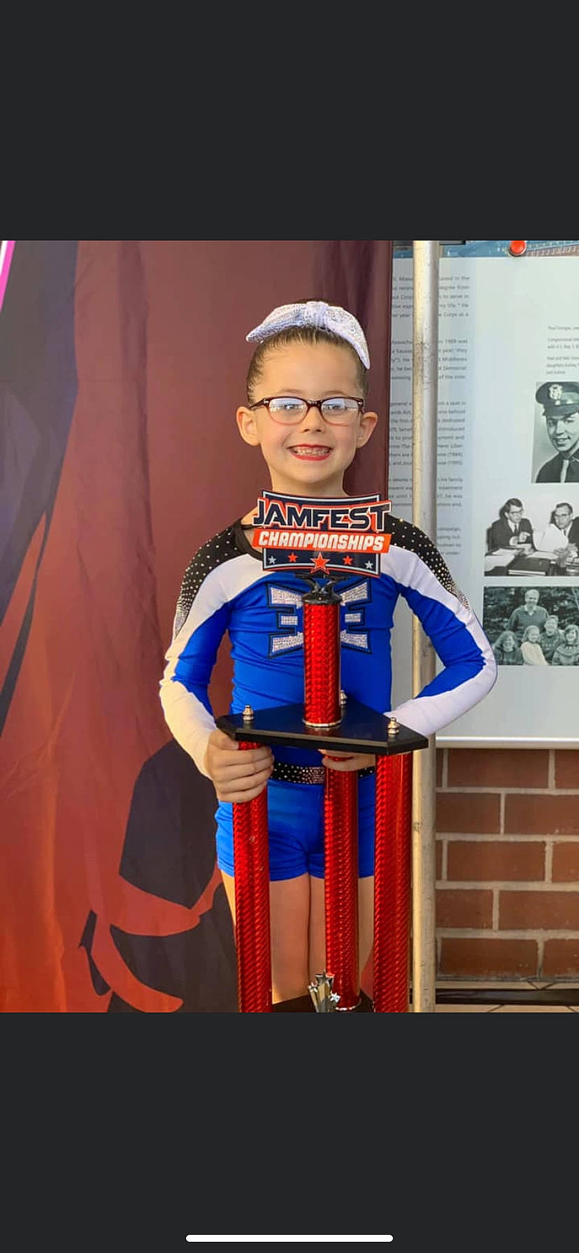 Sophia joined the competition — help win amazing prizes! blurred, costume, electric_blue, joy, person