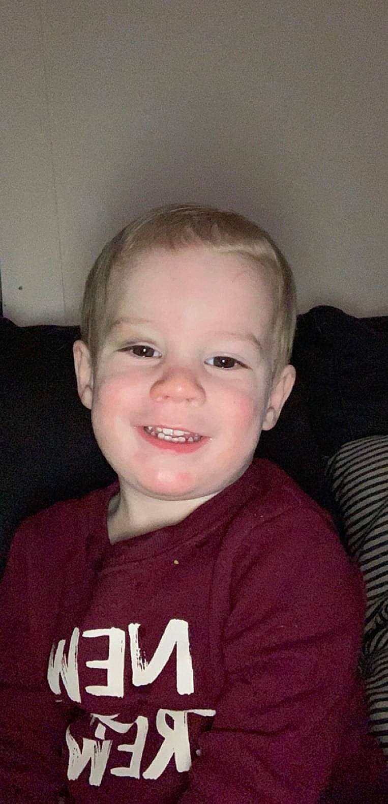 Bradley joined the competition — help win amazing prizes! baby, cheek, child, chin, ear, eye, eyebrow, face, facial_expression, forehead, head, iris, joy, laugh, lip, nose, person, skin, smile, toddler