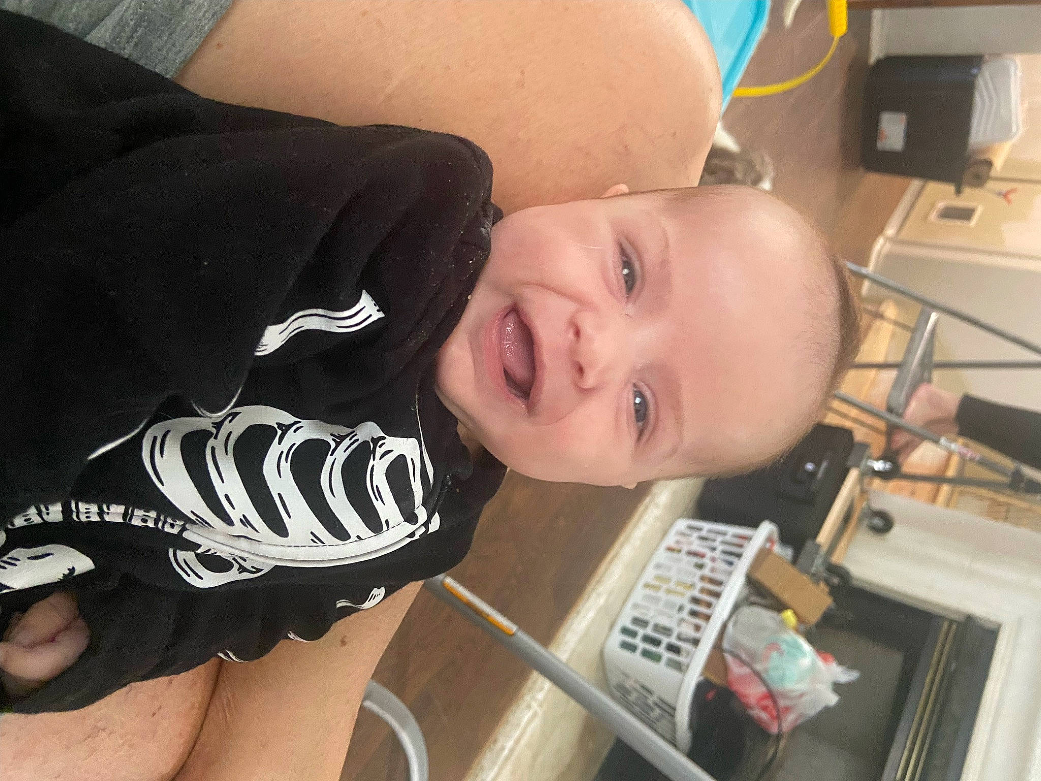 Kaiden joined the competition — help win amazing prizes! baby, chest, child, elbow, eye, finger, happy, head, human_leg, knee, mouth, muscle, neck, person, shoulder, sleeve, smile, t_shirt, thigh, thumb