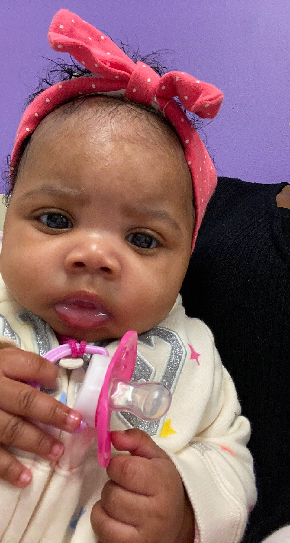 Alaiah joined the competition — help win amazing prizes! baby, baby_toddler_clothing, cheek, child, chin, drinkware, eye, eyebrow, eyelash, face, gesture, happy, iris, jewellery, lip, mouth, nose, person, pink, skin