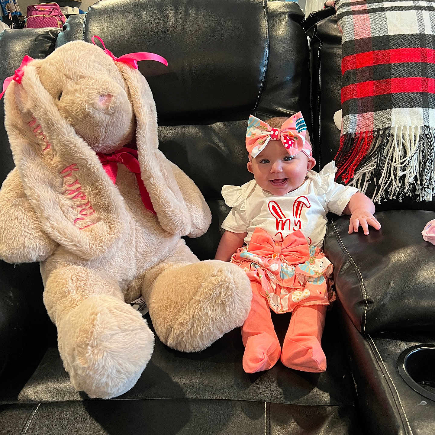 Paisley is registered to the contest to win money with this photo: accessories, architecture, baby, building, clothing, costume, couch, cushion, face, furniture, hat, head, homedecor, indoors, livingroom, person, photography, portrait, room, toy