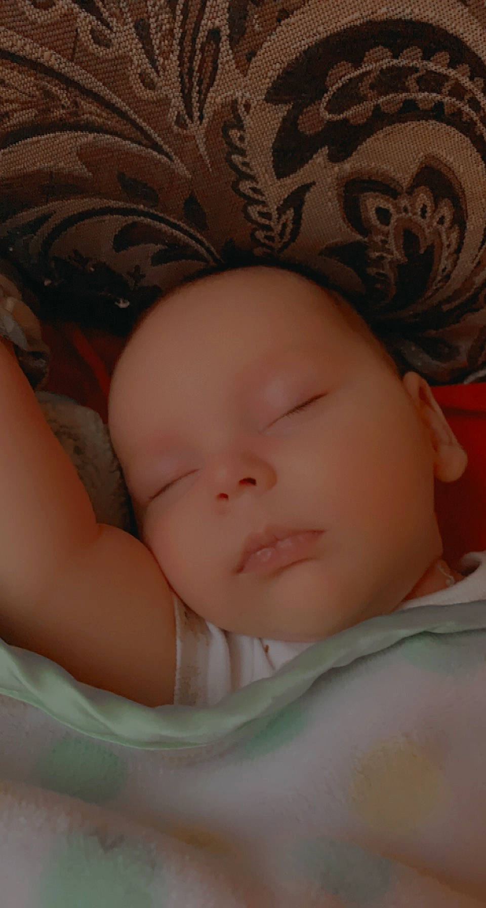 Randy joined the competition — help win amazing prizes! baby, baby_sleeping, baby_toddler_clothing, cheek, chin, comfort, eye, eyebrow, eyelash, face, finger, hand, head, iris, lip, mouth, nose, person, skin, textile