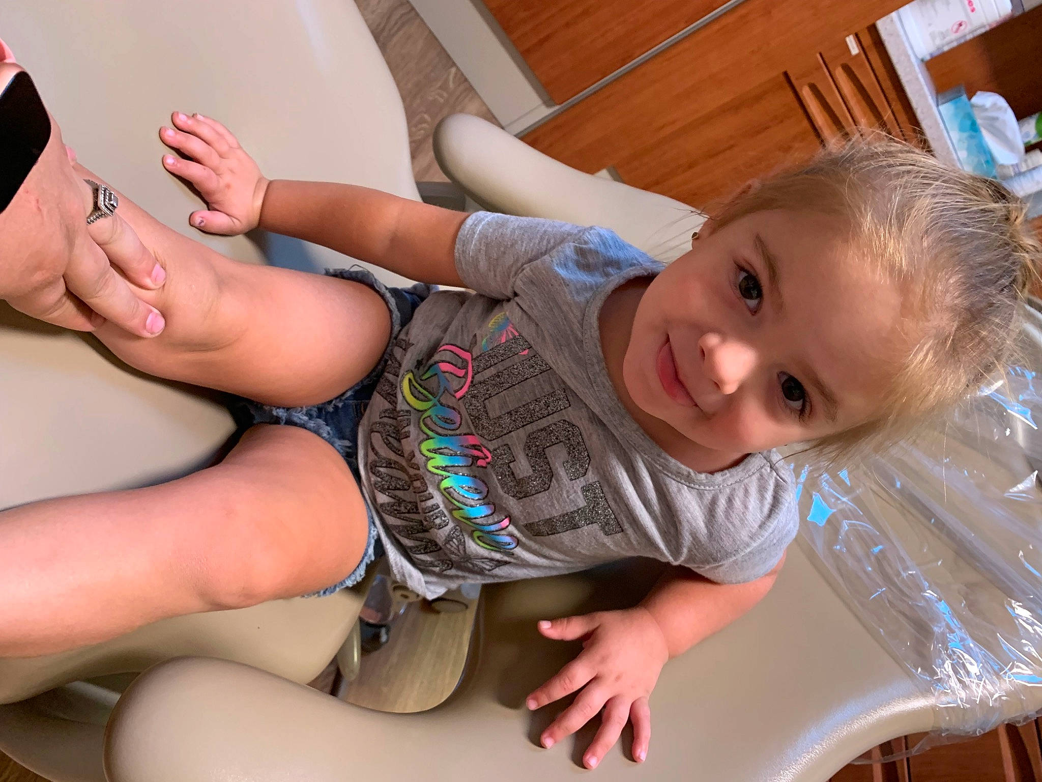 Roselyn joined the competition — help win amazing prizes! arm, baby_toddler_clothing, comfort, eye, facial_expression, finger, gesture, hairstyle, hand, happy, human_body, joint, joy, leg, mouth, muscle, person, skin, smile, thigh