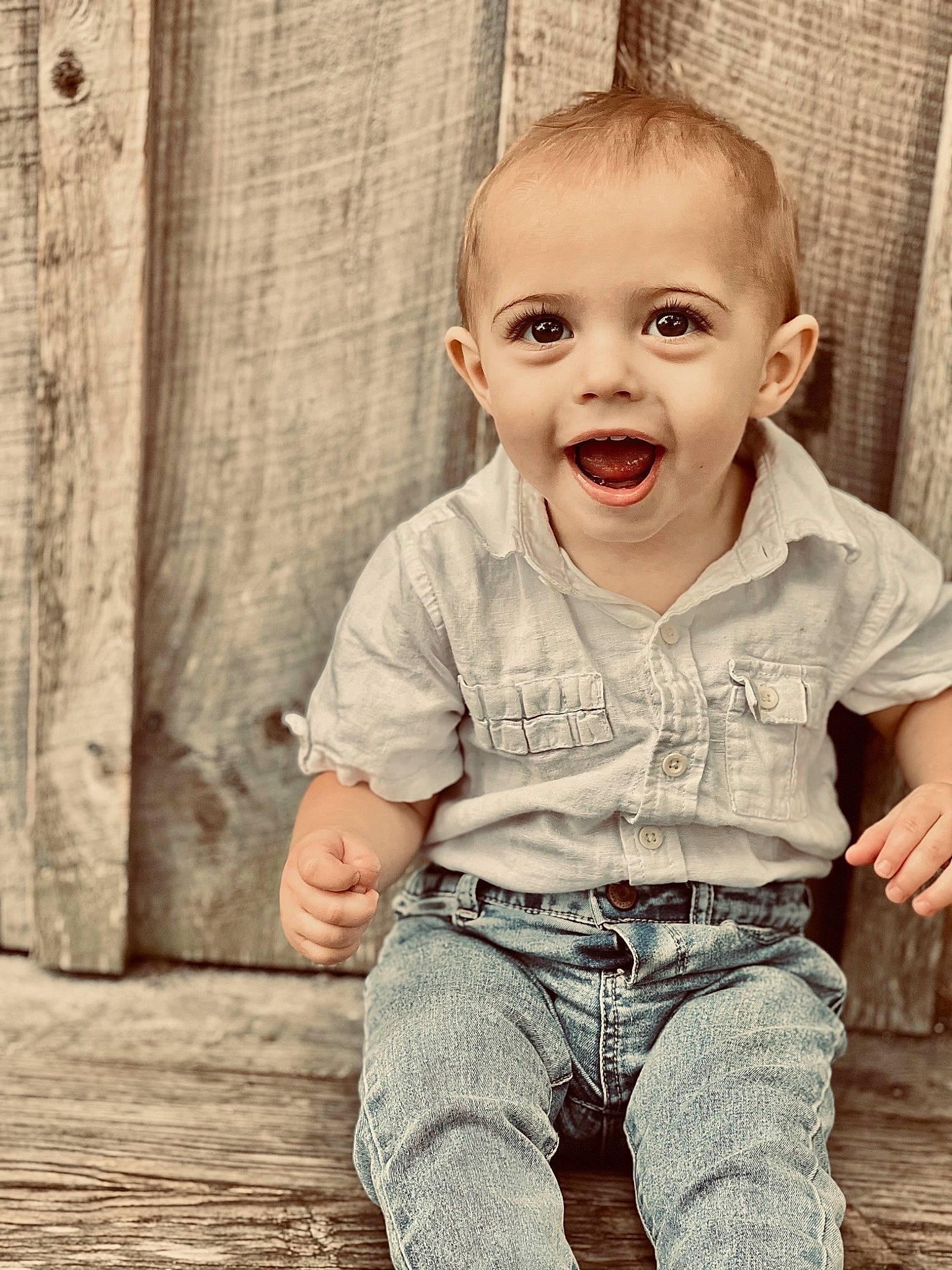 Conway joined the competition — help win amazing prizes! baby_toddler_clothing, cheek, chin, cool, eye, flash_photography, gesture, hair, happy, human_body, iris, leg, lip, mouth, nose, person, skin, sleeve, smile, t_shirt