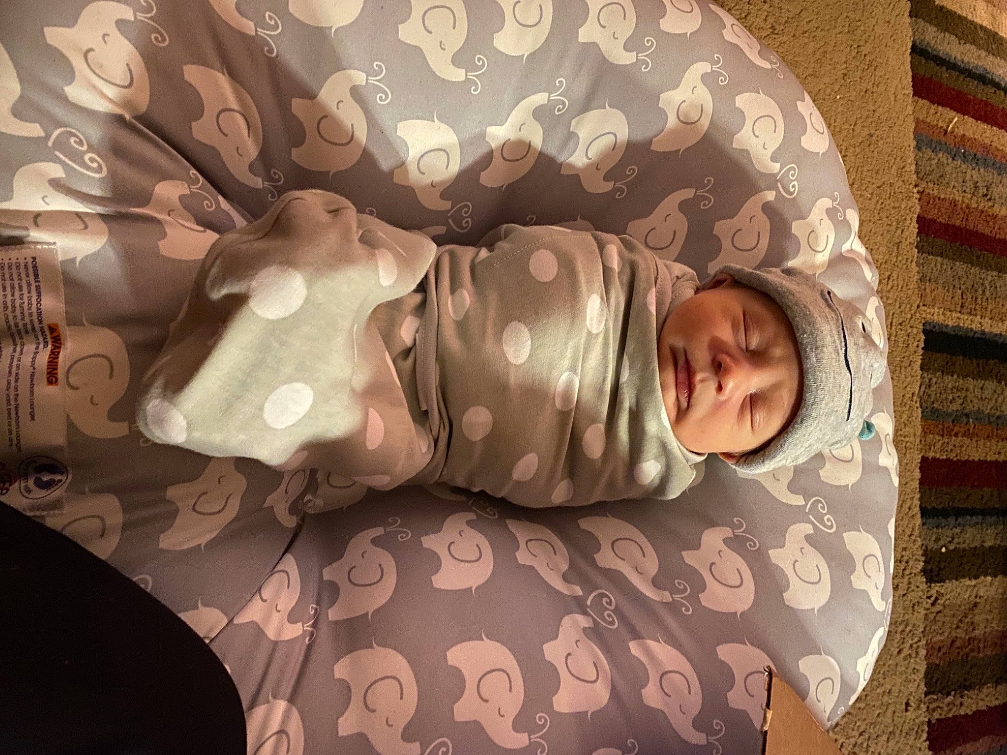 Riley Jr joined the competition — help win amazing prizes! baby, baby_products, bed_sheet, bedding, bedroom, ceiling, child, comfort, flooring, fun, headwear, linens, pattern, person, pillow, room, sleeve, tints_and_shades, toddler, tree