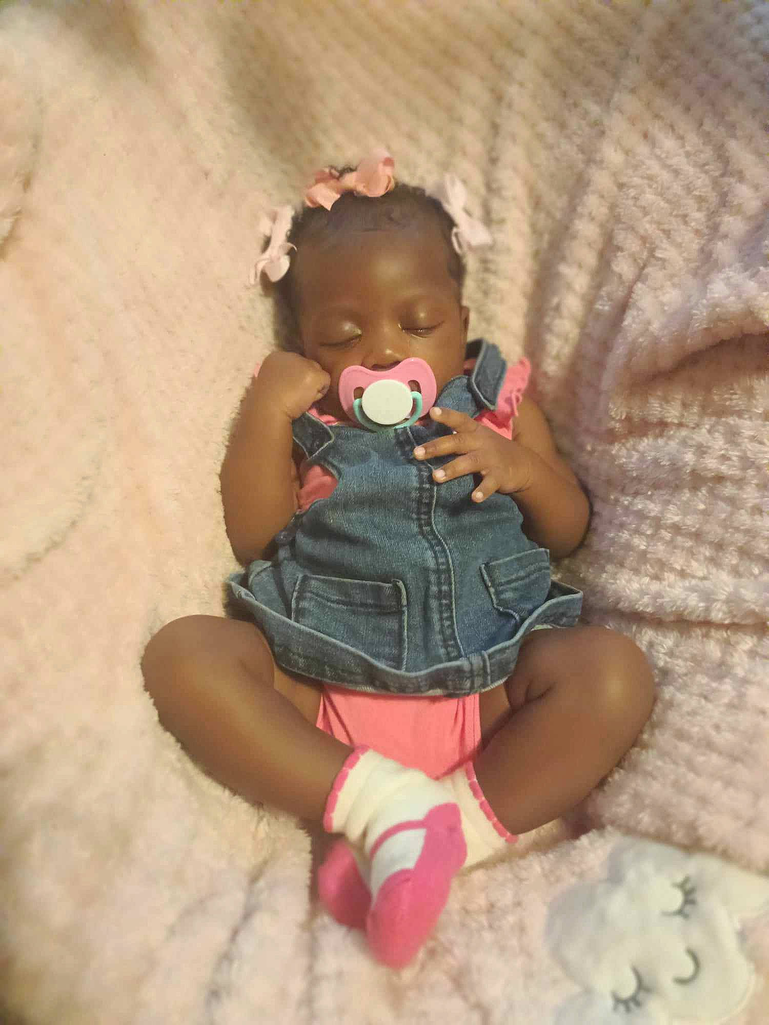 Zoey joined the competition — help win amazing prizes! abdomen, baby, baby_toddler_clothing, cheek, comfort, eye, face, foot, fun, head, human_body, linens, mouth, person, pink, skin, sleeve, textile, thigh, toddler