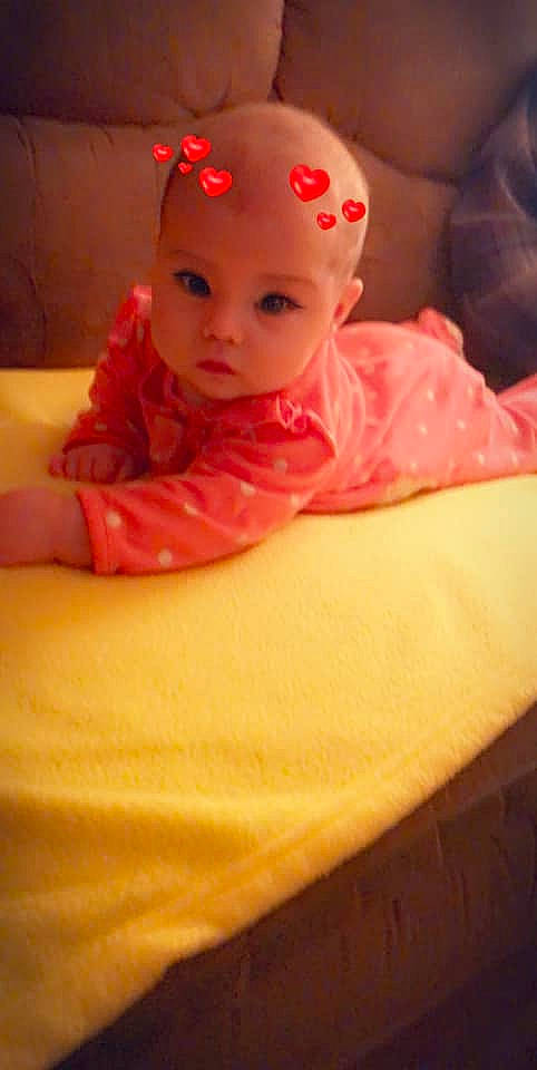 Margaret joined the competition — help win amazing prizes! baby, cheek, child, hair_accessory, headgear, person, pink, skin, toddler