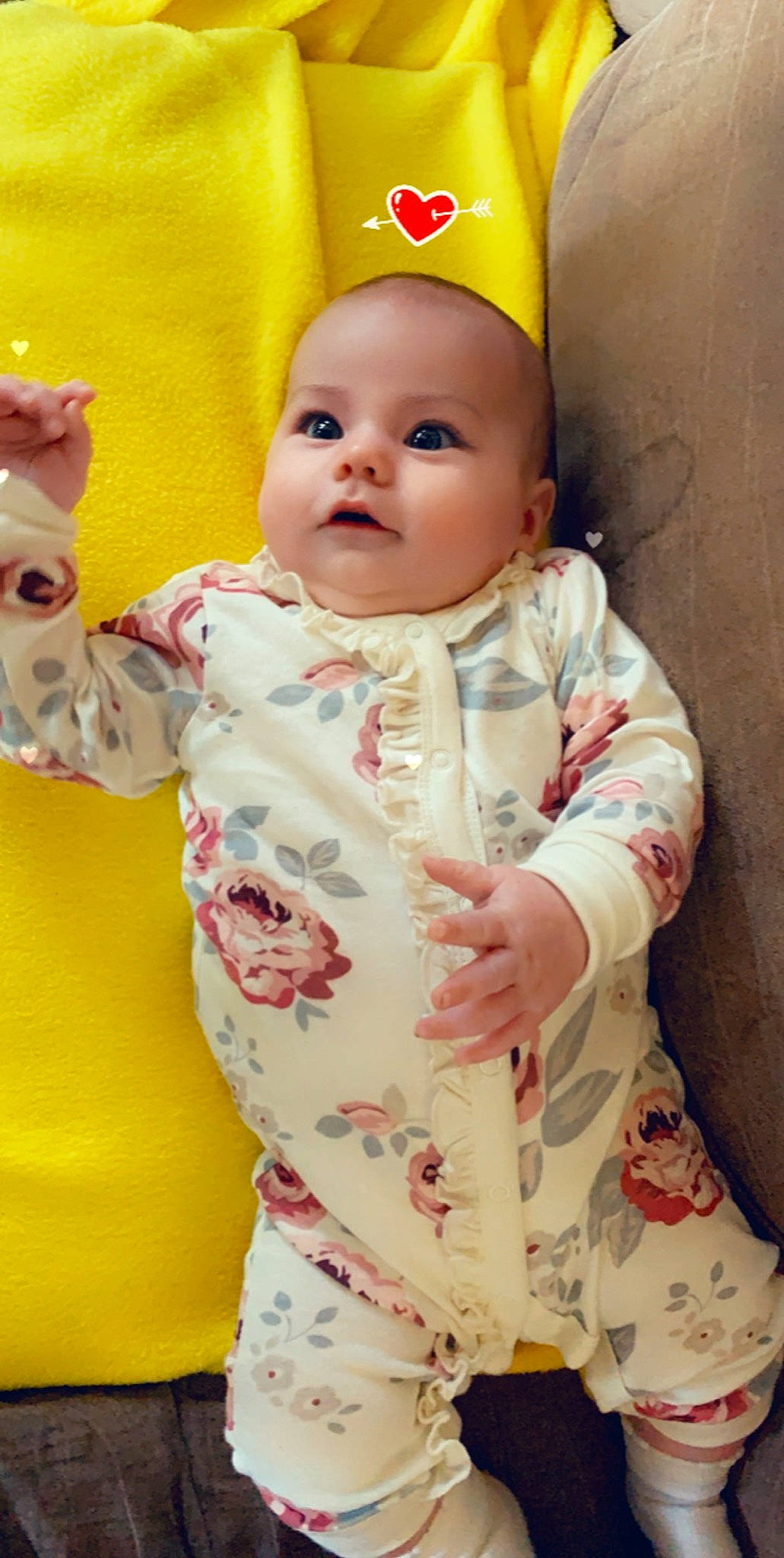 Margaret is registered to the contest to win money with this photo: baby, baby_toddler_clothing, child, person, sleeve, toddler, yellow