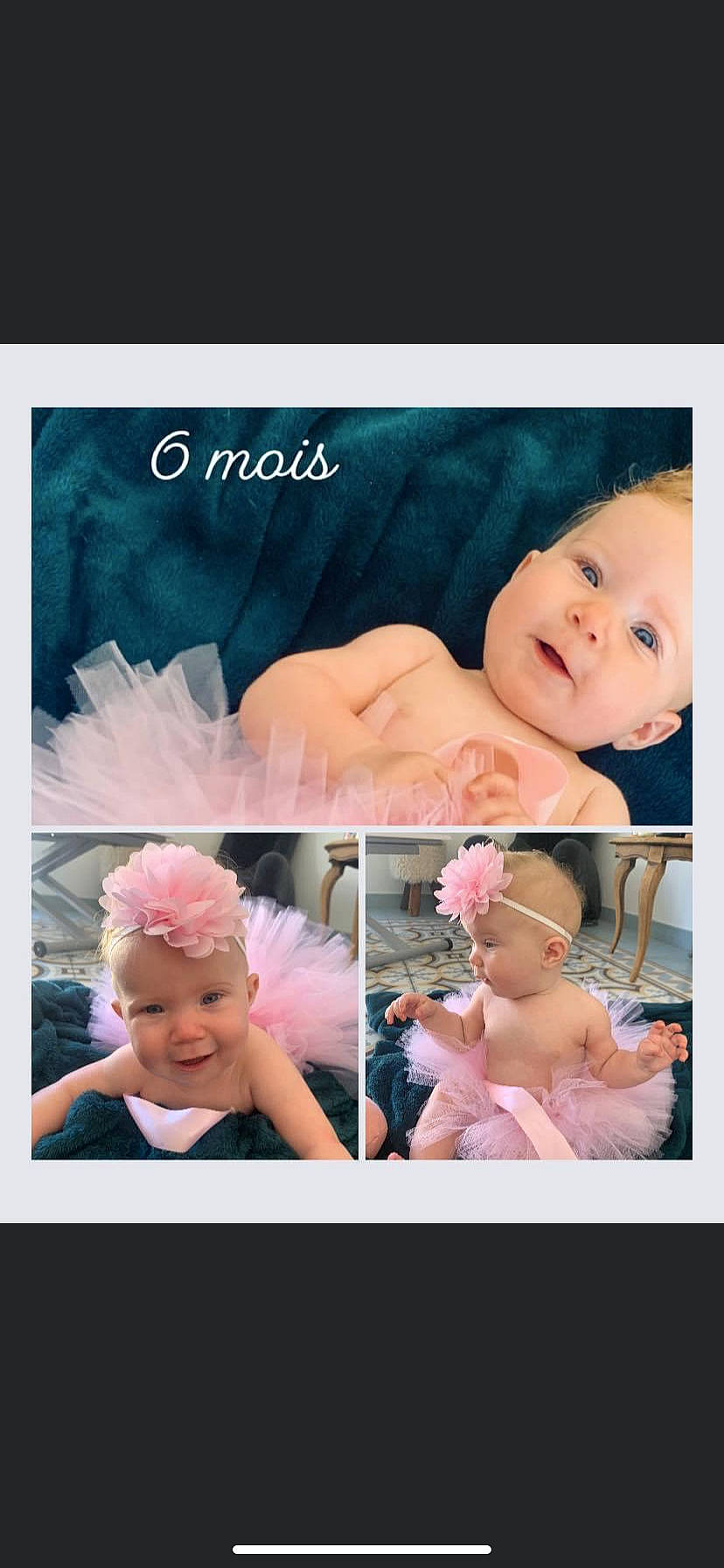 Honorine participe au concours pour gagner de l'argent avec cette photo : aqua, baby, baby_toddler_clothing, beauty, child, eyelash, flash_photography, font, gesture, happy, headgear, headwear, human, pattern, person, photograph, pink, product, skin, smile