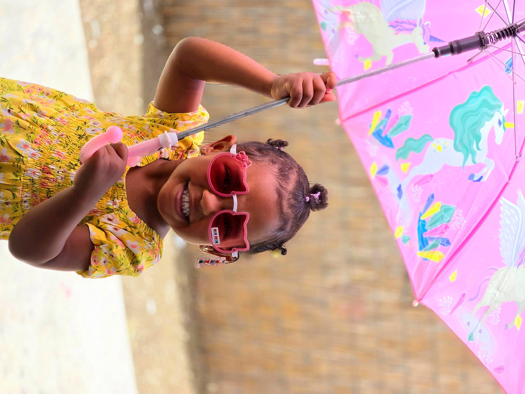 Adrina Love is registered to the contest to win money with this photo: art, child, event, eyewear, face, fun, grass, happy, joy, leisure, magenta, pattern, person, pink, play, recreation, smile, toddler, tree, tribe