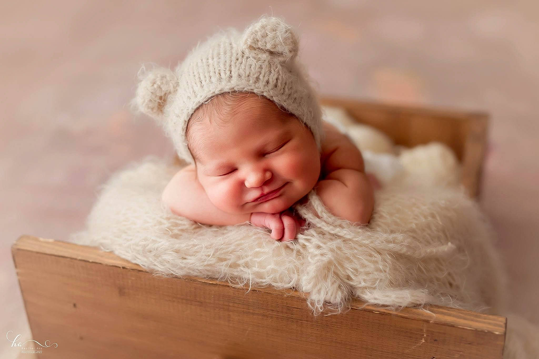 Ellaina joined the competition — help win amazing prizes! baby, baby_sleeping, bonnet, child, fur, headgear, person, photograph, photography, portrait_photography, skin, sleep, toddler, wool