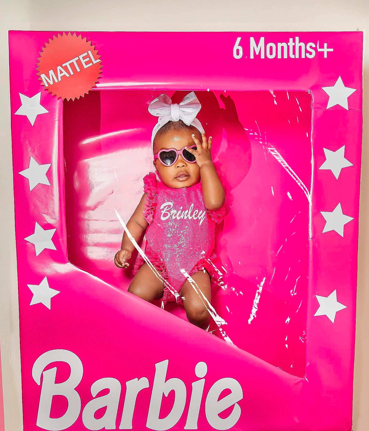 Brinley joined the competition — help win amazing prizes! advertising, brand, circle, event, eyewear, font, fun, goggles, graphic_design, graphics, happy, magenta, paper_product, pattern, peach, person, pink, rectangle, sunglasses, violet