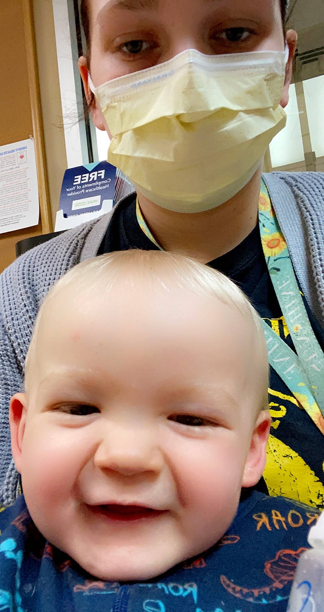 Wyatt joined the competition — help win amazing prizes! baby, baby_toddler_clothing, beauty, box, cheek, child, eyelash, finger, fun, gesture, happy, human, joy, mouth, nose, person, product, shipping_box, skin, smile