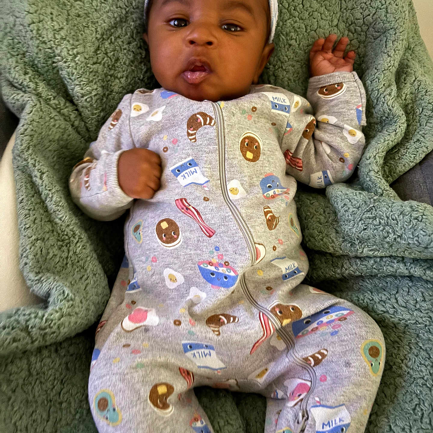 Bakary joined the competition — help win amazing prizes! baby, blanket, bonnet, clothing, couch, crib, face, furniture, hat, head, infantbed, newborn, pajamas, person, photography, portrait, quilt, sleeping, yawning
