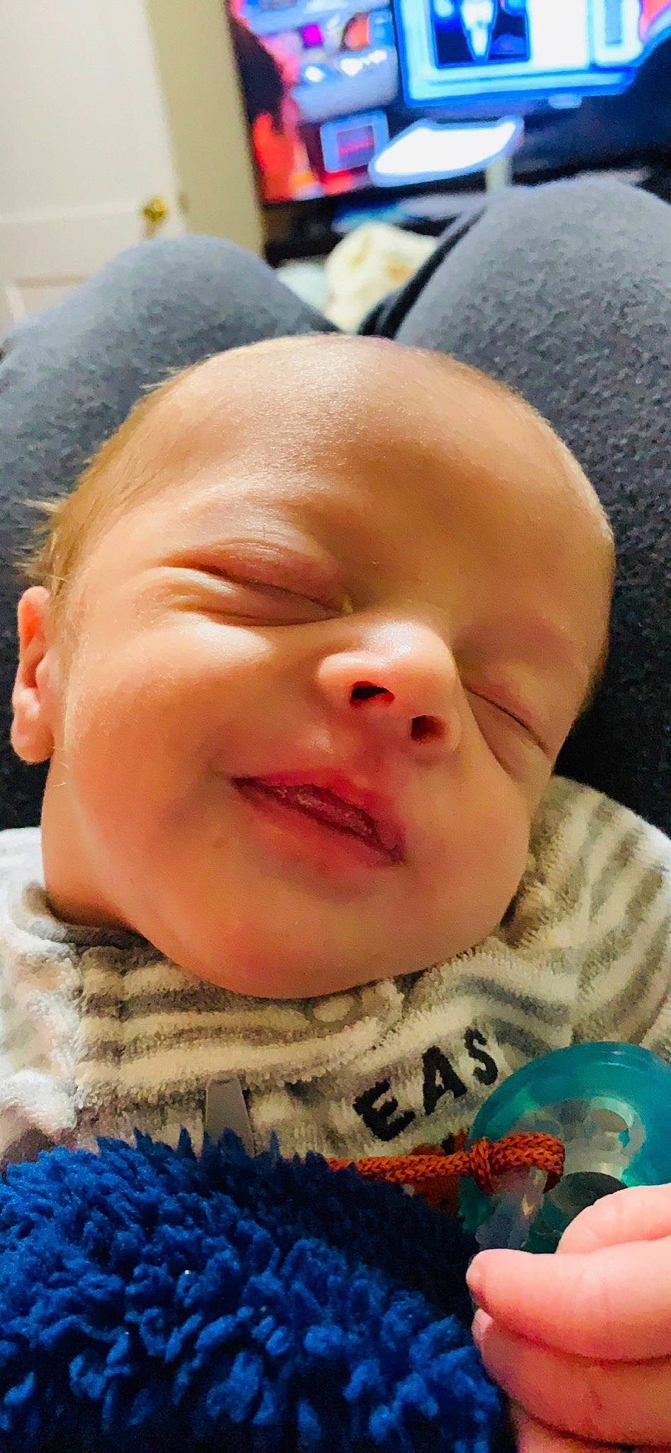 Maddux is registered to the contest to win money with this photo: blue, cheek, child, chin, ear, eye, eyebrow, face, finger, forehead, fun, girl, head, infant, lip, mouth, nose, person, skin, smile