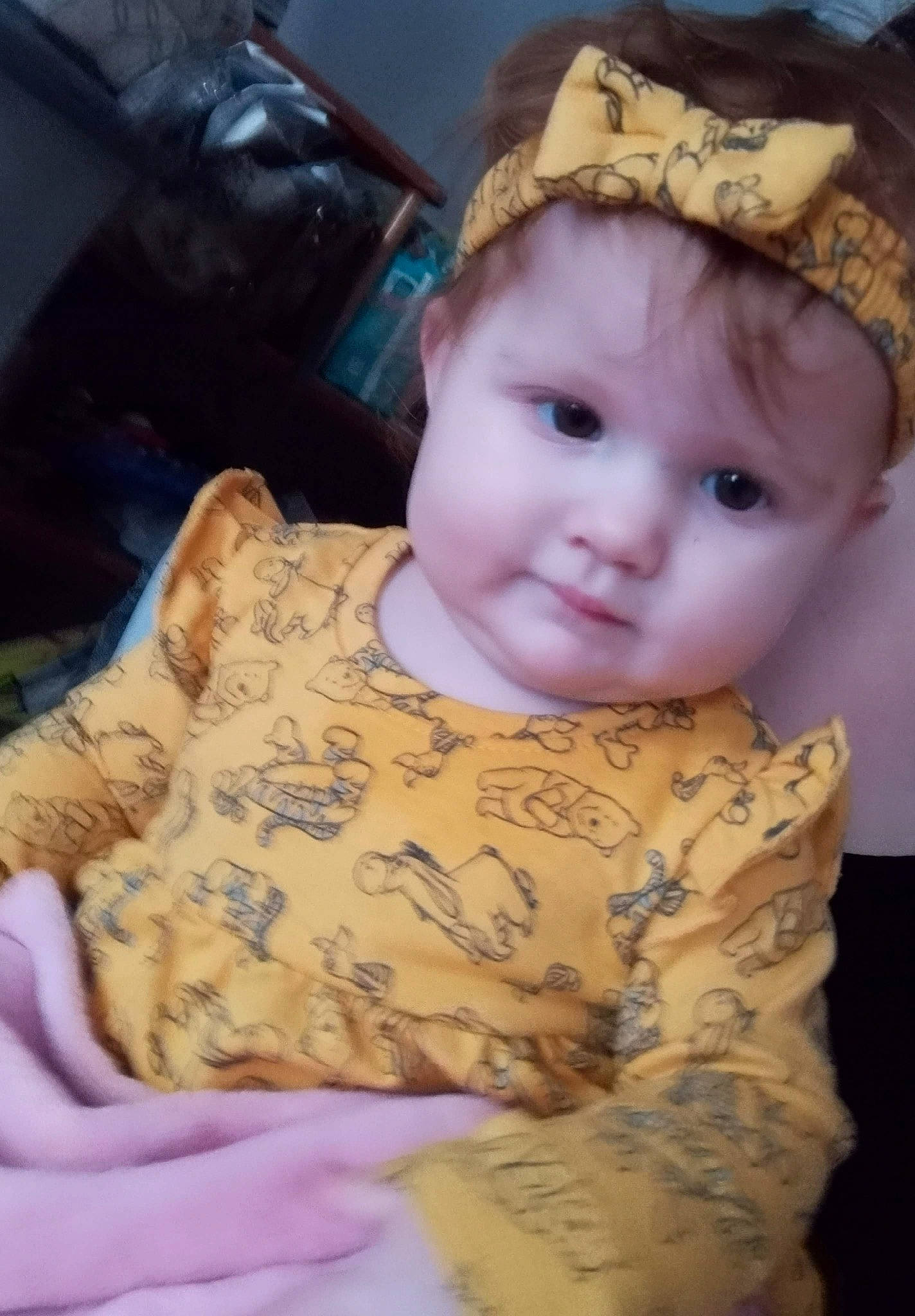 Brayleigh joined the competition — help win amazing prizes! arm, baby, baby_toddler_clothing, cheek, chin, eye, eyebrow, face, hand, hat, head, human_body, iris, lip, neck, nose, outerwear, person, skin, sleeve