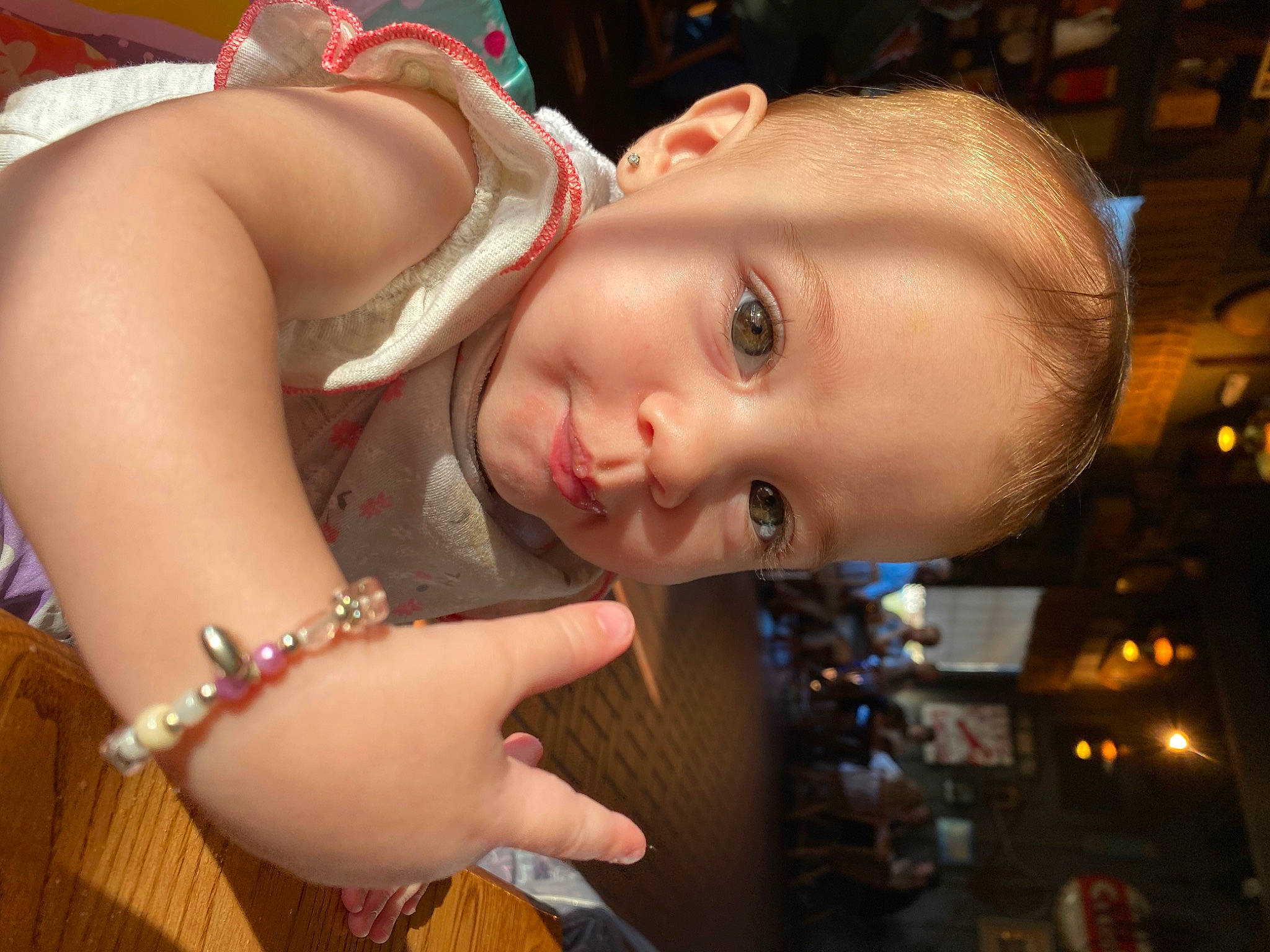 Adilynn joined the competition — help win amazing prizes! baby, cheek, chest, eyebrow, eyelash, finger, flash_photography, fun, hairstyle, happy, head, iris, jewellery, lip, mouth, neck, nose, person, skin, toddler