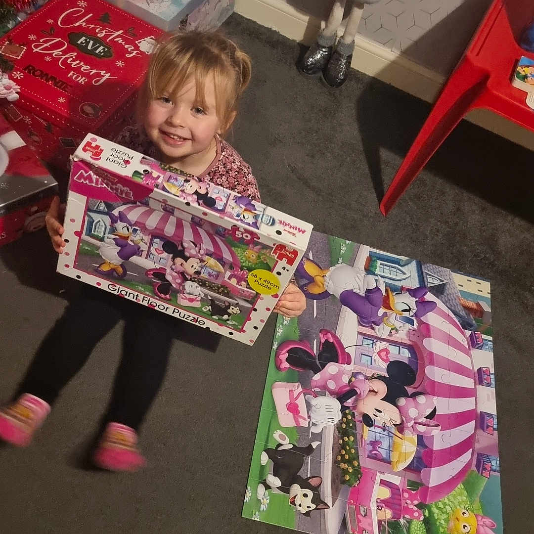 Olivia is registered to the contest to win money with this photo: accessories, advertisement, alley, architecture, baby, bag, bed, bedroom, blonde, bodypart, book, bookcase, box, building, candy, chair, child, city, clothing, coat