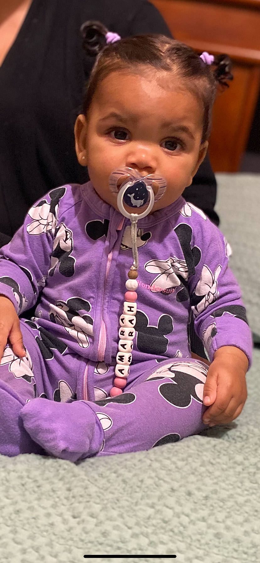 Amarah joined the competition — help win amazing prizes! baby, baby_toddler_clothing, beauty, cheek, child, chin, event, eyelash, fun, happy, head, magenta, nose, person, photograph, pink, purple, sitting, skin, sleeve