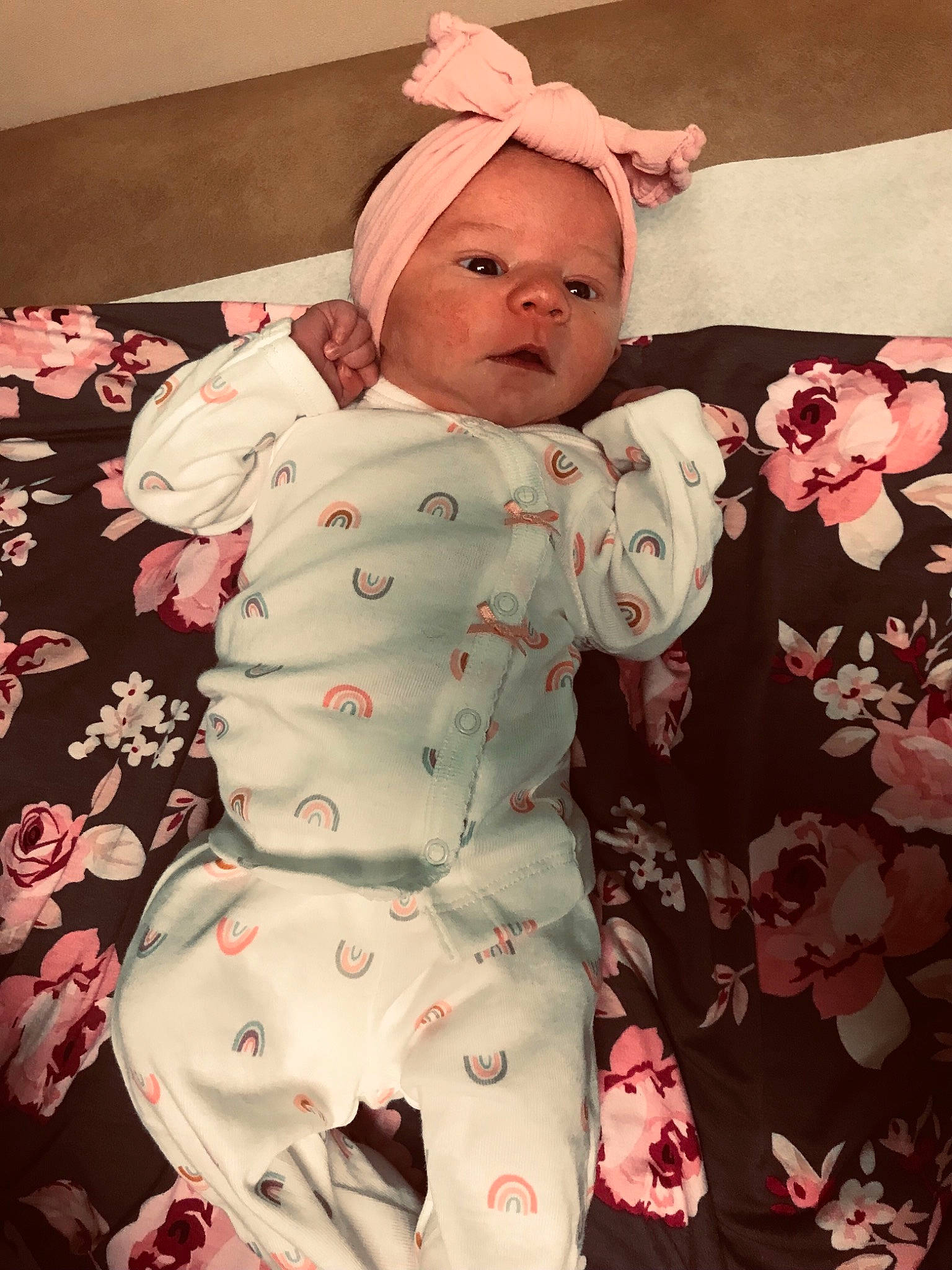 Kinsley joined the competition — help win amazing prizes! baby, baby_products, baby_safety, baby_sleeping, baby_toddler_clothing, carmine, cheek, child, comfort, face, head, human_body, linens, pattern, peach, person, petal, pink, skin, sleeve