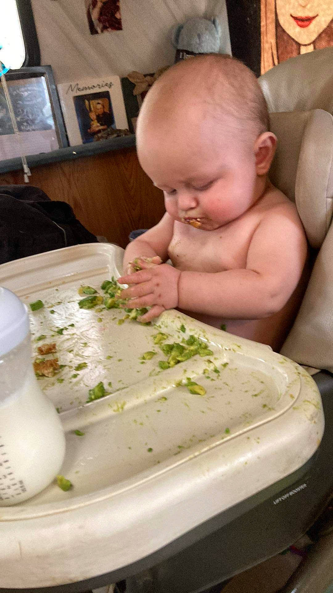 Grayson joined the competition — help win amazing prizes! baby, chest, child, comfort_food, cooking, cuisine, dish, dishware, drinkware, food, ingredient, person, picture_frame, plate, porcelain, recipe, serveware, table, tableware, television