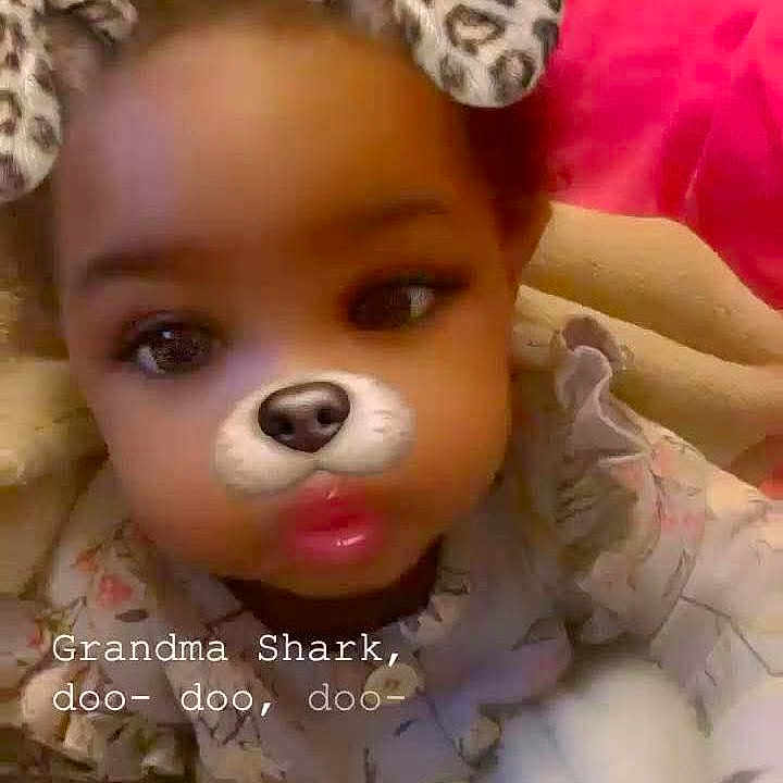 Lamia joined the competition — help win amazing prizes! baby, child, face_filter, dog_ears, dog_nose, blanket, cute, infant, indoors, text_overlay, pink, leopard_print, hand, lying_down, expression, young_child, digital_filter, cozy, soft_texture, portrait