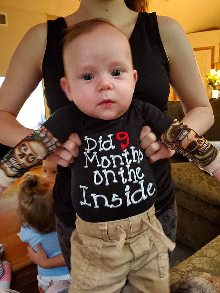 Izayah joined the competition — help win amazing prizes! arm, baby, baby_toddler_clothing, child, person, product, sleeve, t_shirt, toddler, top