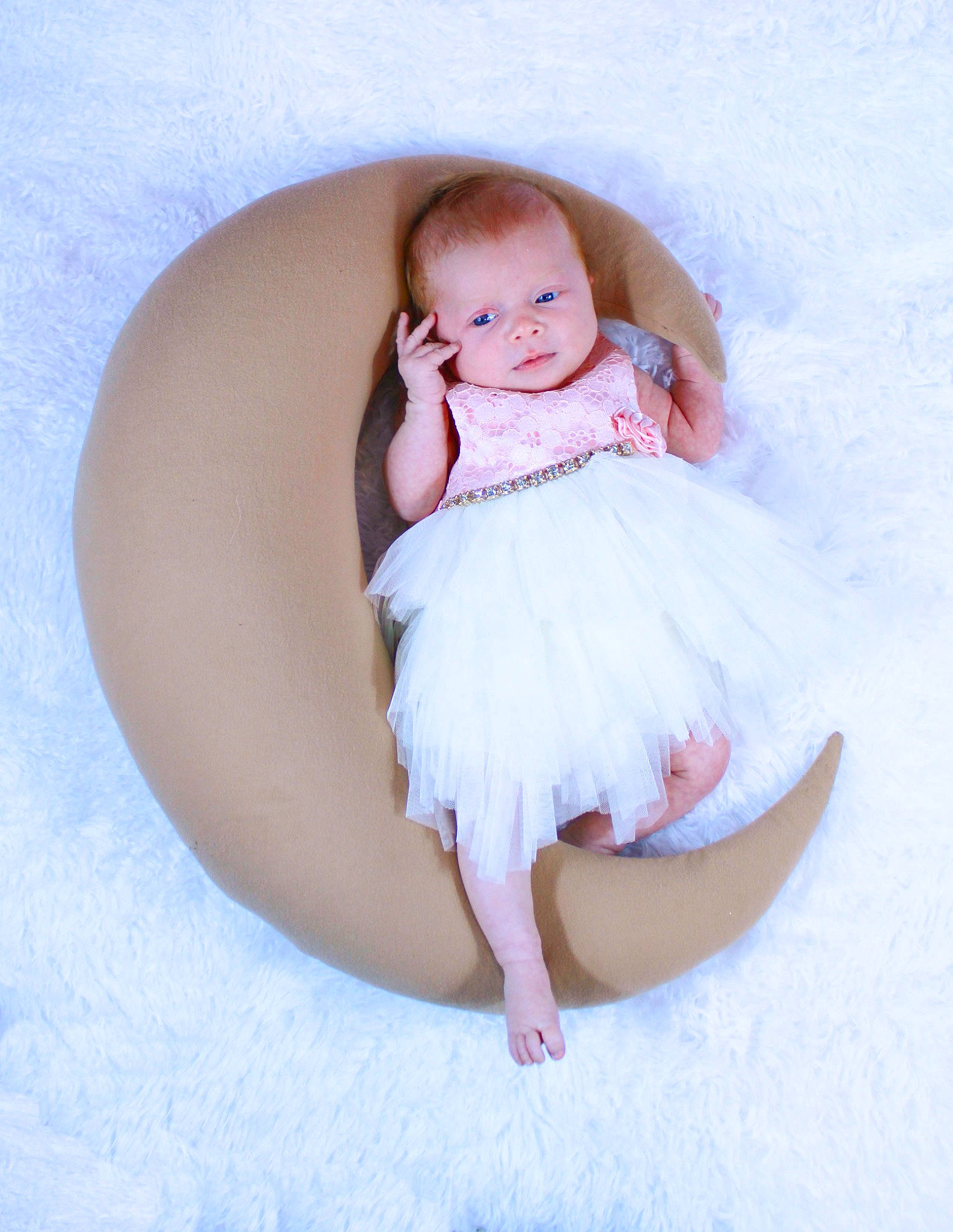 Autumn is registered to the contest to win money with this photo: arm, baby, baby_toddler_clothing, comfort, day_dress, dress, embellishment, eye, face, flash_photography, hand, happy, human_body, iris, leg, person, pink, skin, sleeve, thigh