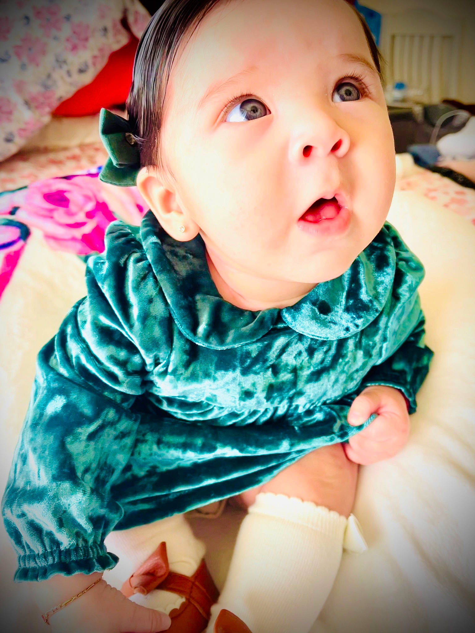 Margaret joined the competition — help win amazing prizes! arm, baby, baby_toddler_clothing, cheek, comfort, eye, face, finger, flash_photography, fun, happy, head, iris, lip, mouth, nose, person, pink, skin, sleeve