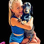 Velcroc participe au concours pour gagner de l'argent avec cette photo : girl, child, dog, dachshund, pet, hugging, smiling, blue_clothing, headband, barefoot, sitting, portrait, indoor, black_background, happy, blonde_hair, animal, friendship, cute, closeup