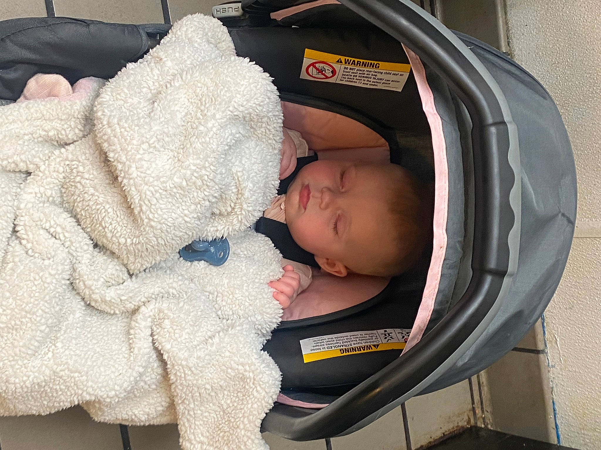 Adaline joined the competition — help win amazing prizes! baby, baby_carriage, baby_products, baby_safety, baby_sleeping, baby_toddler_clothing, car_seat, cheek, child, comfort, fur, infant_bed, lap, linens, nap, person, product, sitting, sleep, toddler