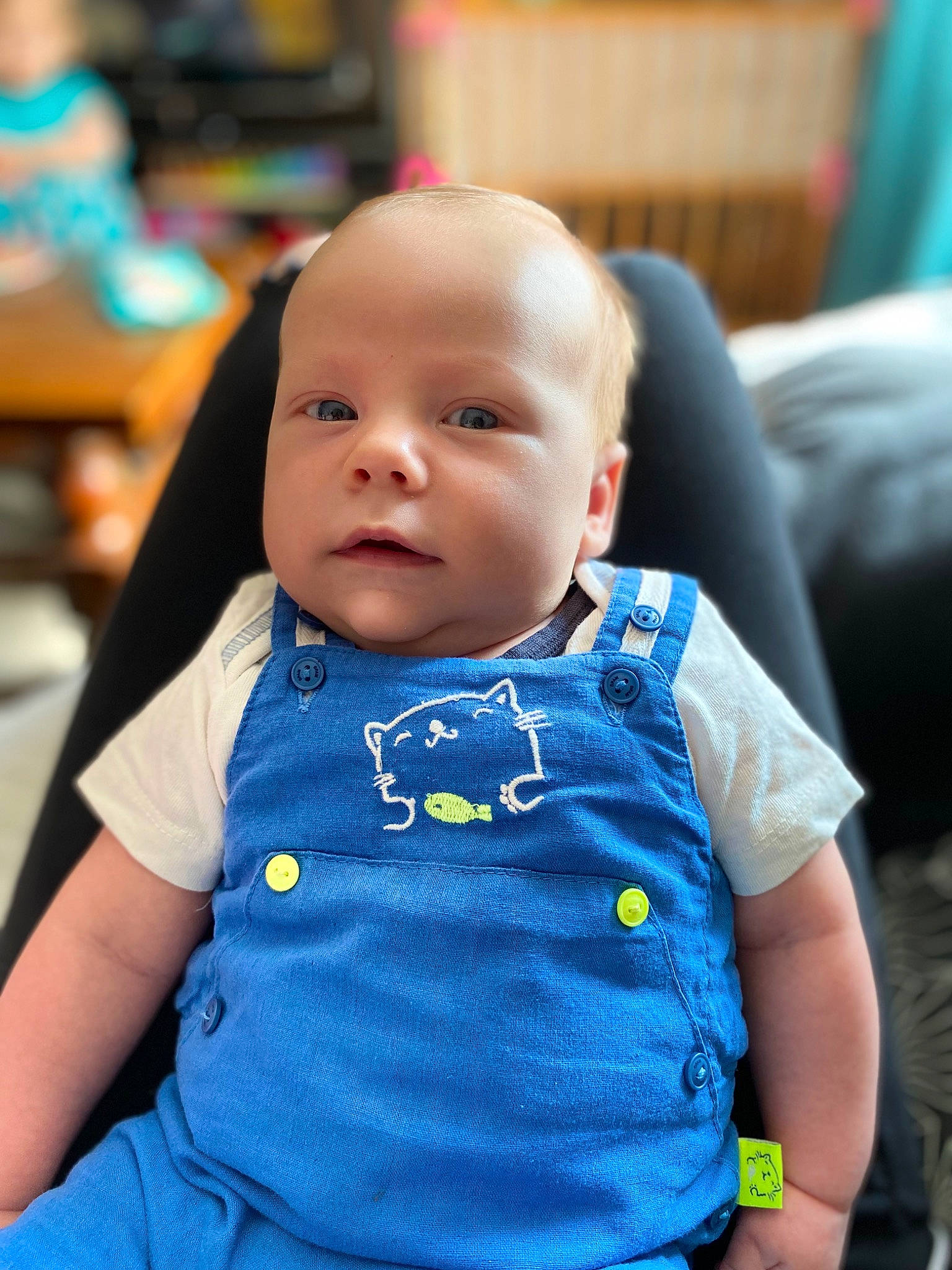 Raphaël participe au concours pour gagner de l'argent avec cette photo : baby, baby_toddler_clothing, cheek, child, chin, collar, electric_blue, eye, face, facial_expression, fun, hairstyle, happy, head, human, iris, person, skin, sleeve, standing