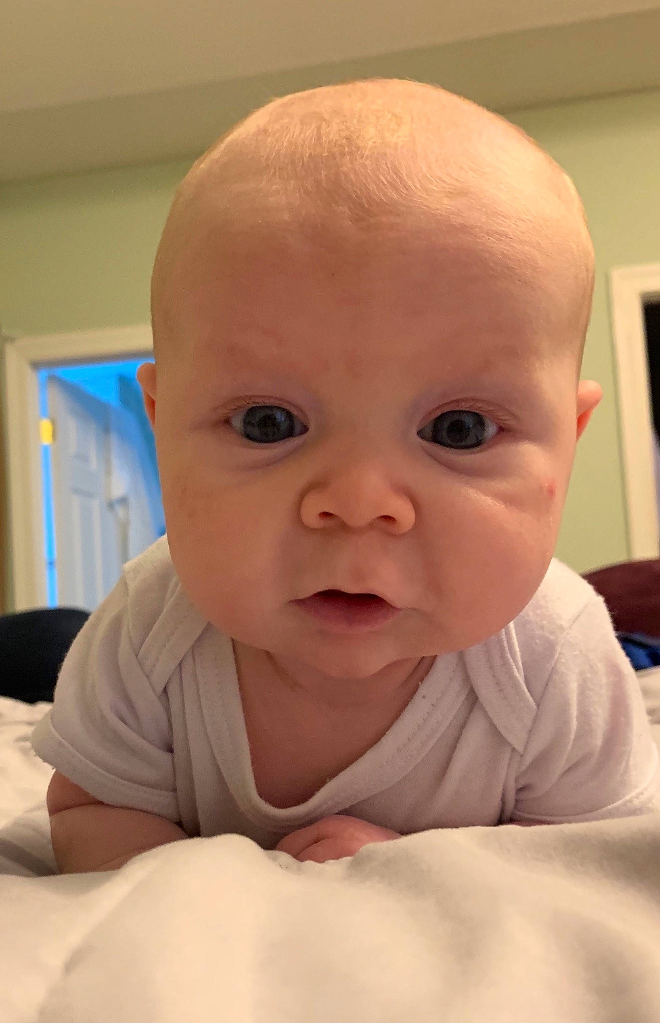Kirra is registered to the contest to win money with this photo: baby, baby_making_funny_faces, cheek, child, chin, close_up, ear, eye, eyebrow, face, facial_expression, forehead, head, lip, mouth, nose, person, skin, smile, toddler