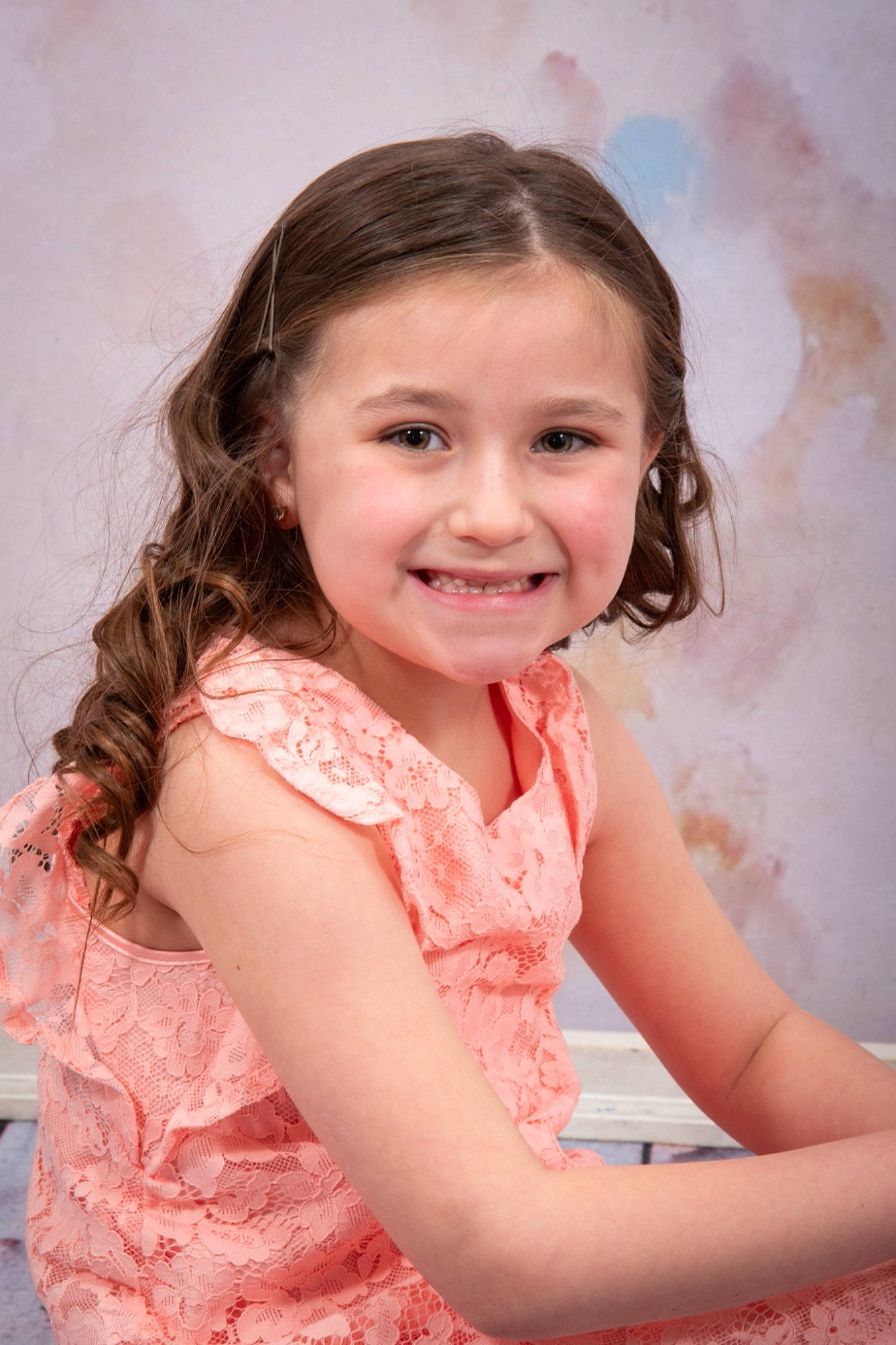 Ava joined the competition — help win amazing prizes! arm, cheek, chin, clothing, dress, eye, face, facial_expression, flash_photography, gesture, hair, hairstyle, happy, iris, joy, lip, neck, person, shoulder, skin