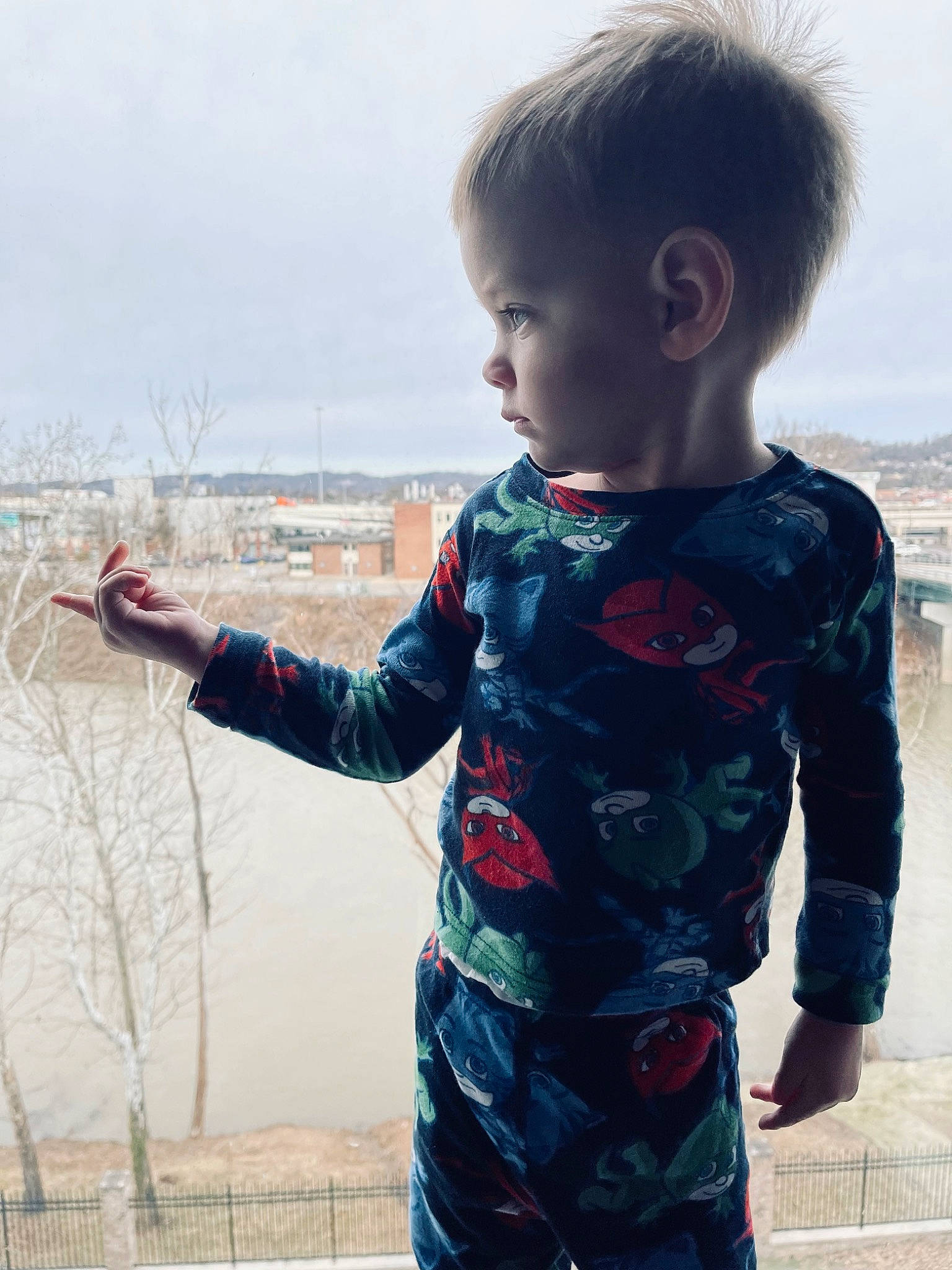Jayden joined the competition — help win amazing prizes! baby_toddler_clothing, cool, denim, gesture, hairstyle, happy, head, human, human_body, joint, neck, person, plant, shoulder, skin, sky, sleeve, standing, t_shirt, toddler