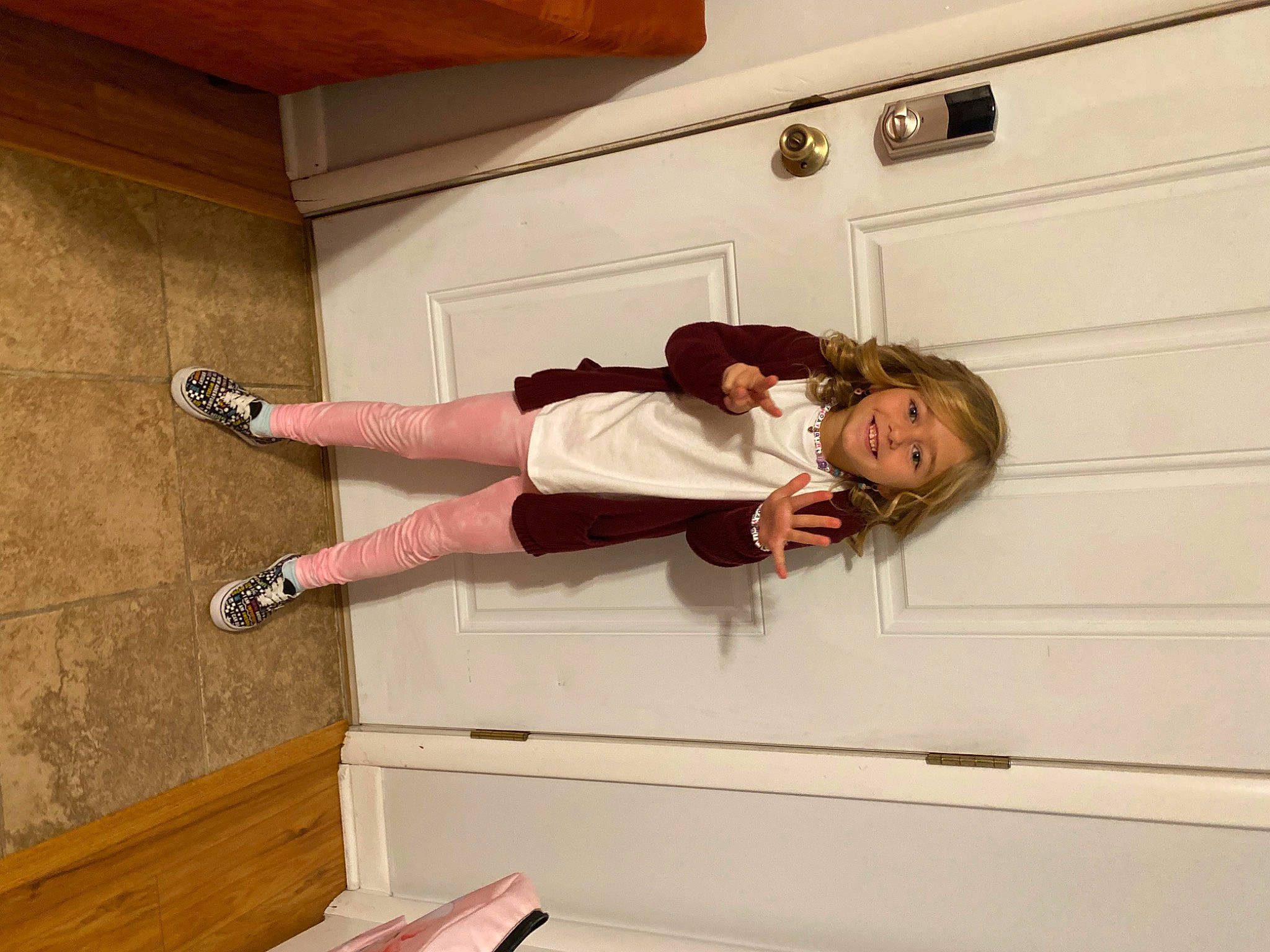 Charlee is registered to the contest to win money with this photo: ceiling, comfort, elbow, flooring, foot, fun, hardwood, human_leg, joy, knee, leg, leisure, person, room, shorts, stairs, thigh, waist, wood, wood_flooring