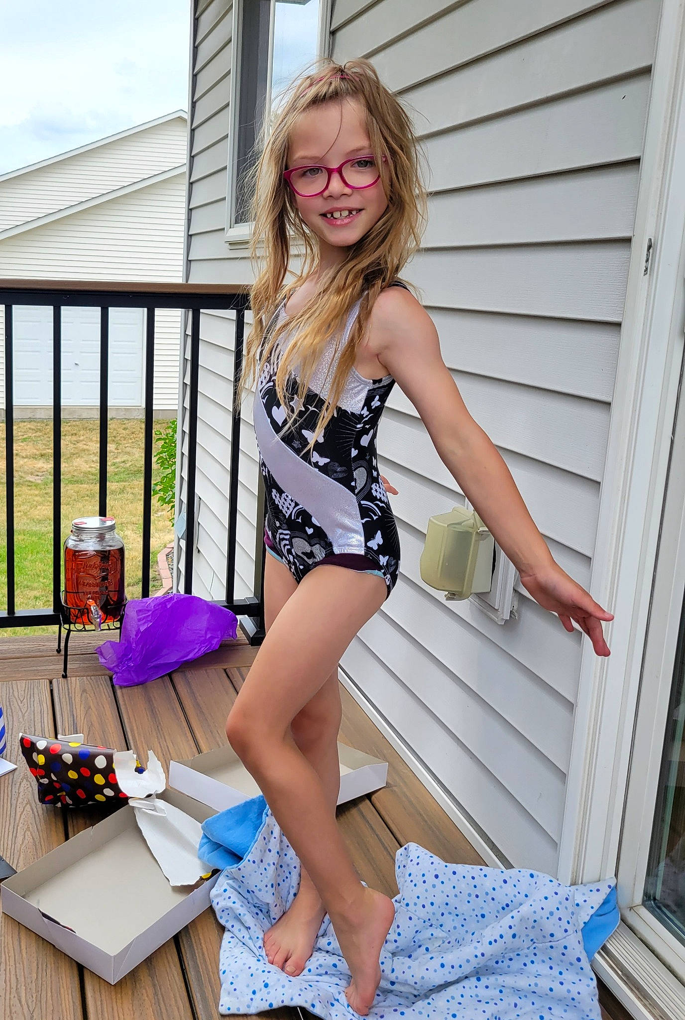 Jocelyn joined the competition — help win amazing prizes! electric_blue, fashion_design, fun, happy, human_leg, joy, knee, leg, long_hair, maillot, one_piece_swimsuit, person, shoulder, sky, smile, sportswear, swimwear, thigh, trunk, waist
