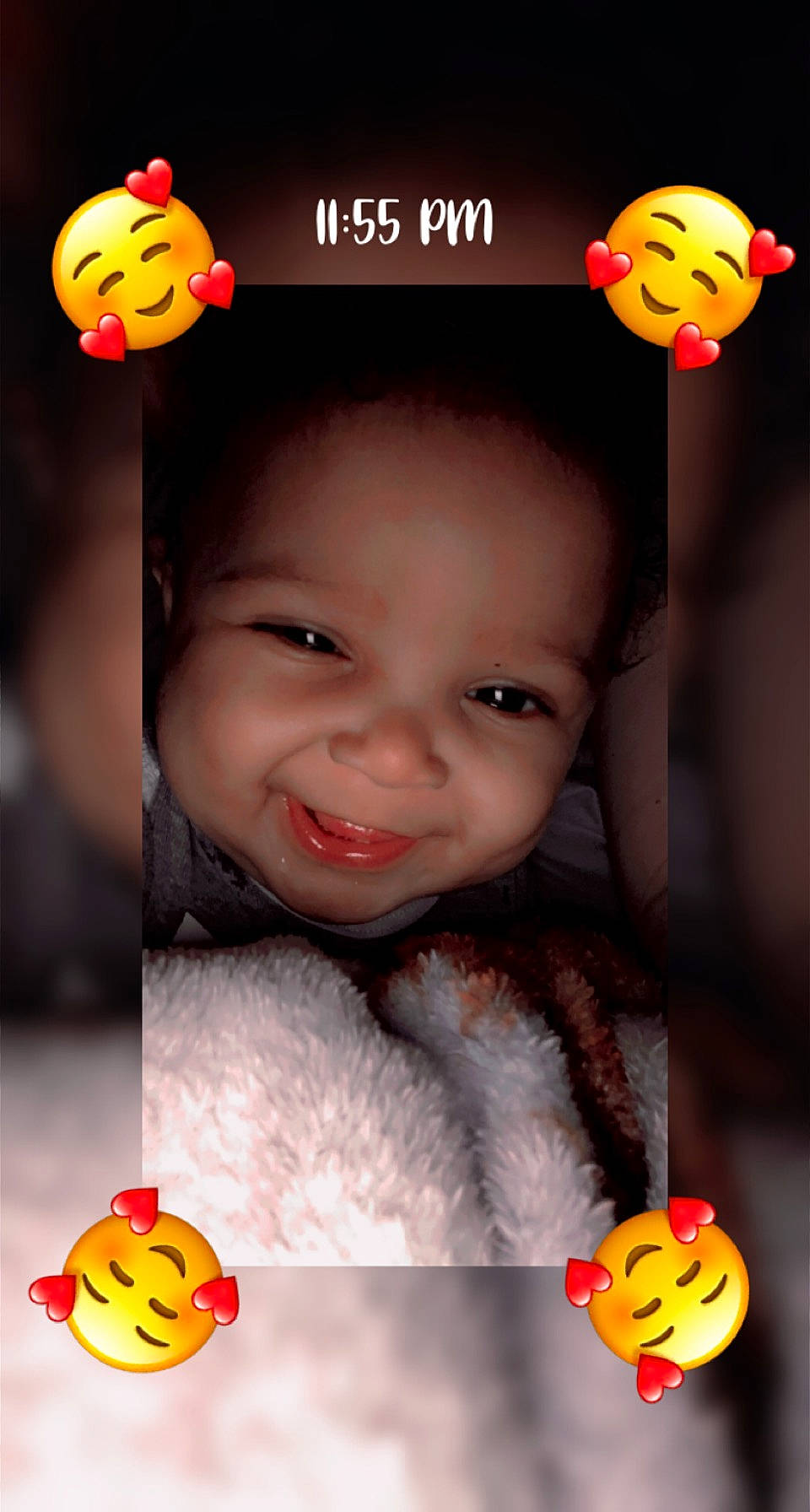 Amiyah is registered to the contest to win money with this photo: baby, cheek, chin, eyebrow, eyelash, facial_expression, flash_photography, happy, human, iris, joy, lip, mammal, nose, orange, organ, person, product, red, skin