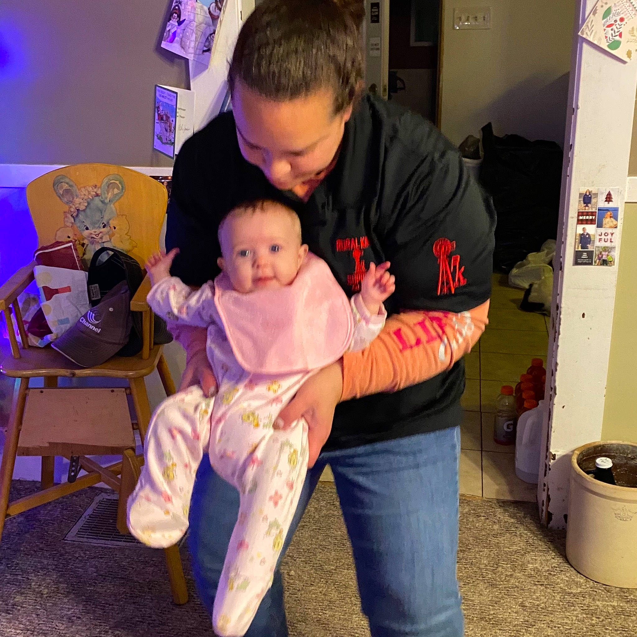 Clara joined the competition — help win amazing prizes! baby, baby_toddler_clothing, child, comfort, event, flooring, fun, happy, head, holiday, human_body, lap, living_room, person, play, room, sharing, sitting, sock, t_shirt