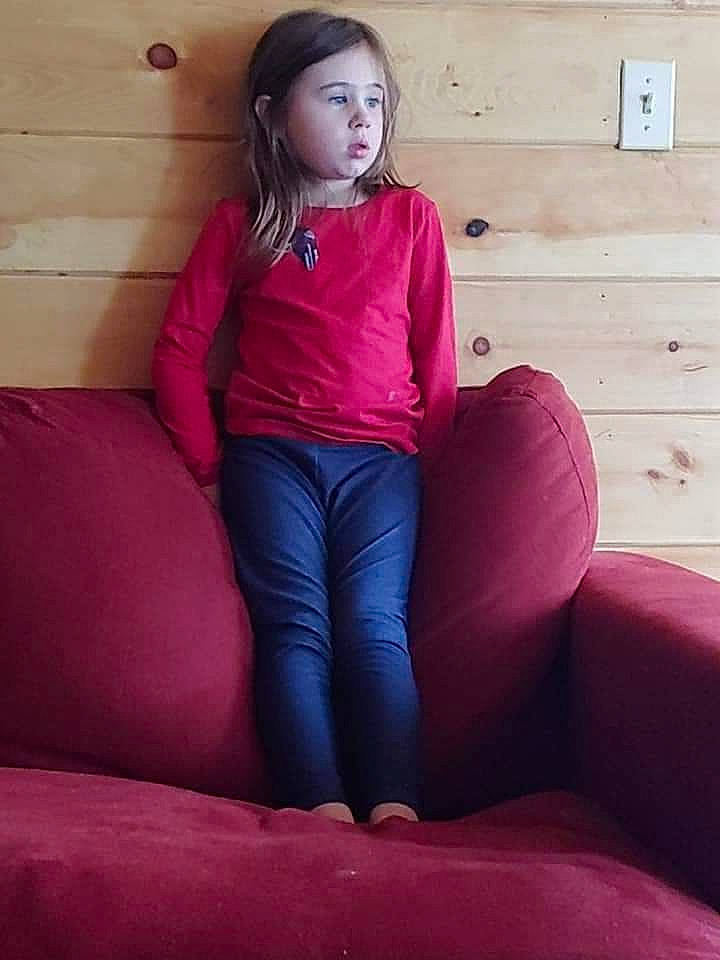 Callie joined the competition — help win amazing prizes! arm, black_hair, comfort, cool, eye, face, flash_photography, hair, jeans, knee, leg, lip, mouth, neck, person, pink, purple, red, shoulder, thigh