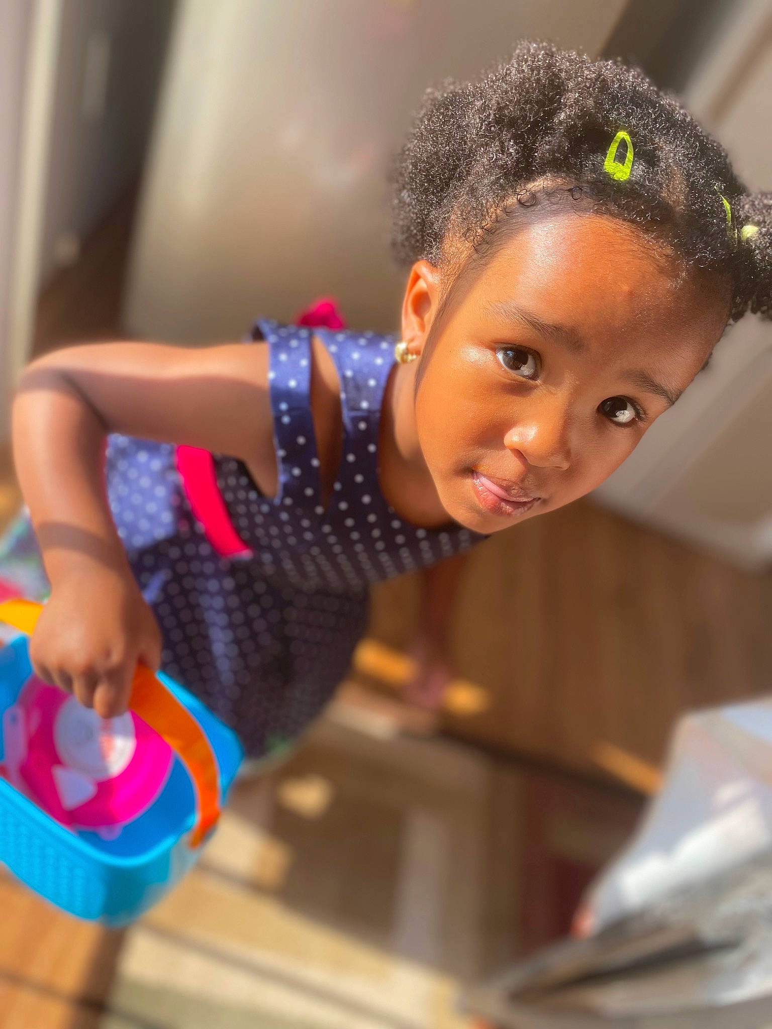 Arielle joined the competition — help win amazing prizes! beauty, black_hair, child, cornrows, dreadlocks, electric_blue, eye, fashion_accessory, fashion_design, fun, happy, hula_hoop, human_leg, jewellery, leisure, pattern, person, room, street_fashion, thigh